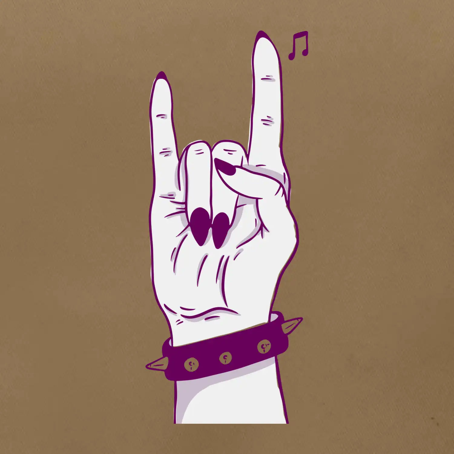 Rocková ruka dámská