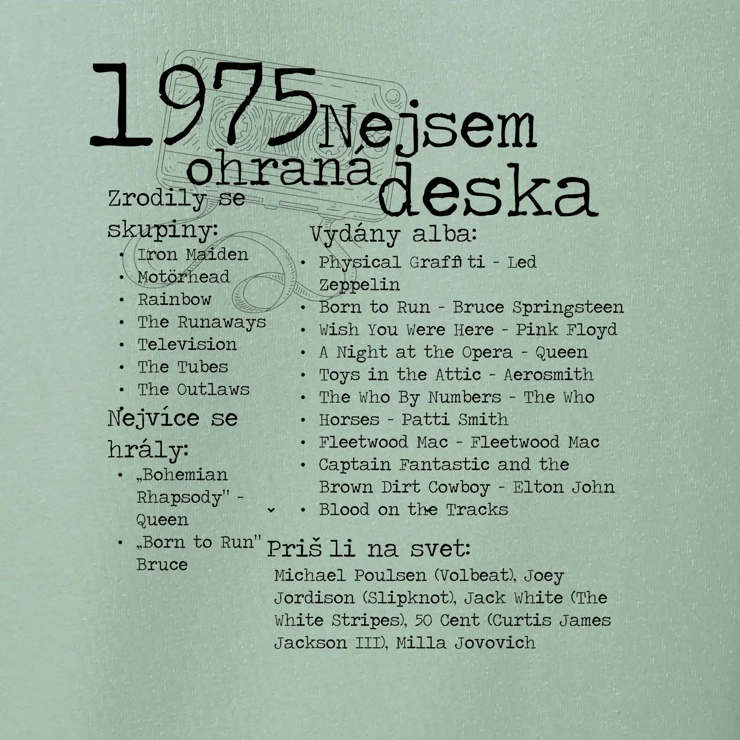 Nejsem ohraná deska 1975