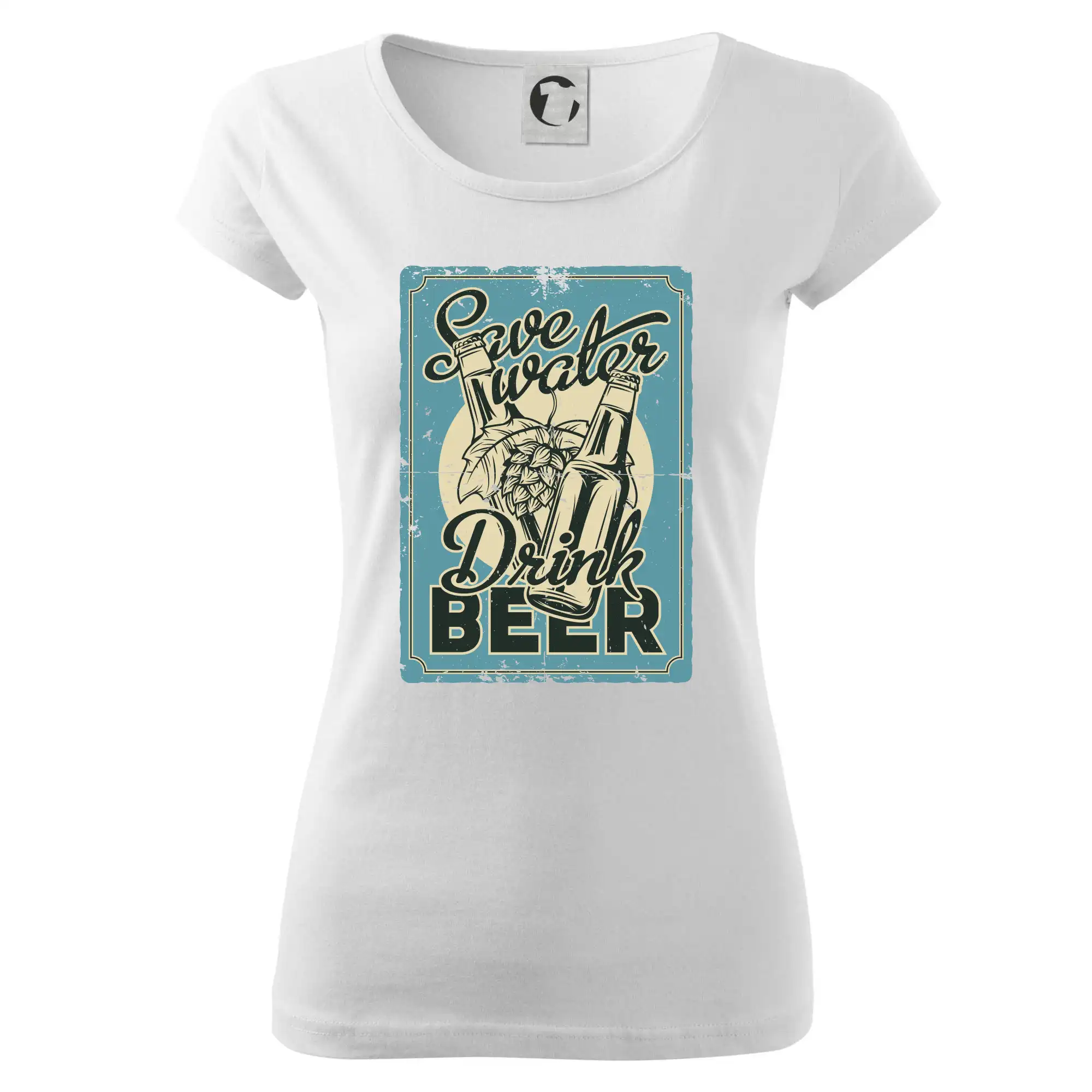 Save water drink beer poster