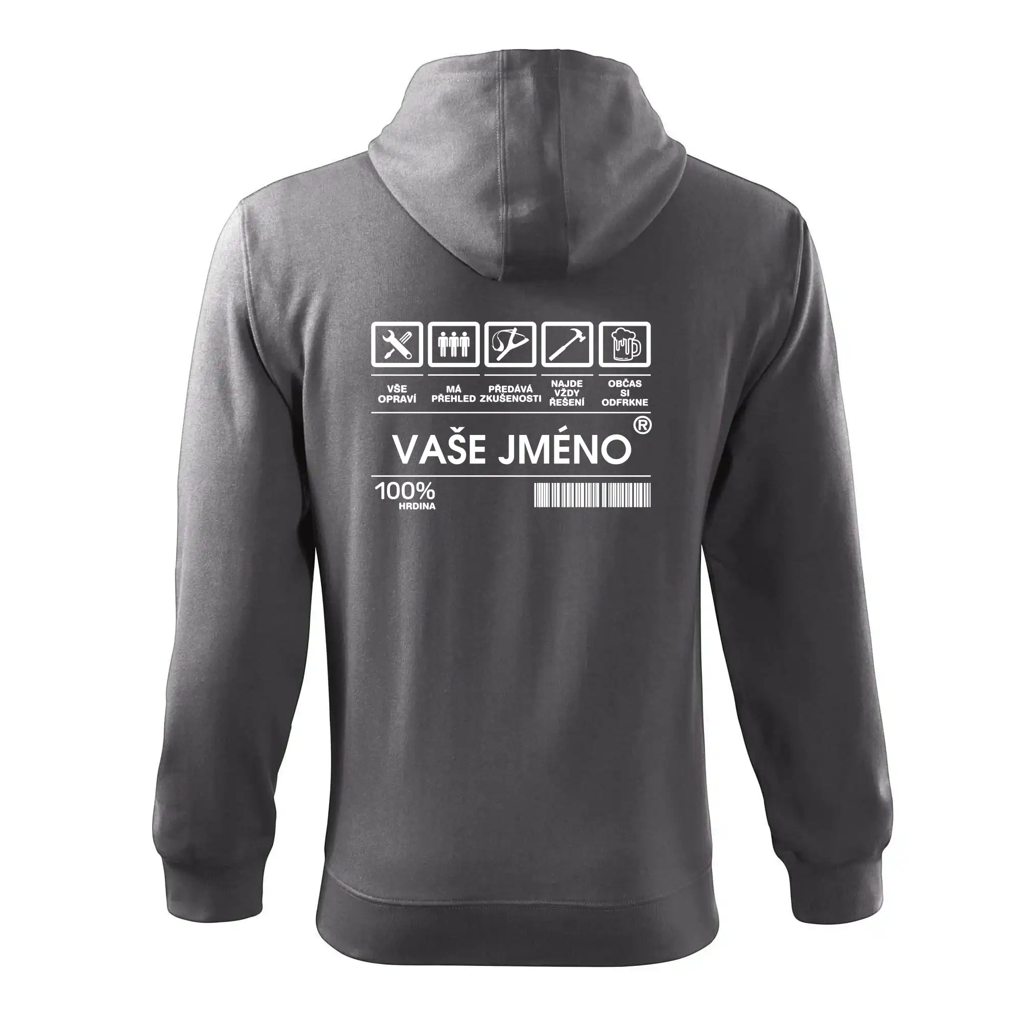 Vaše jméno - čárový kód