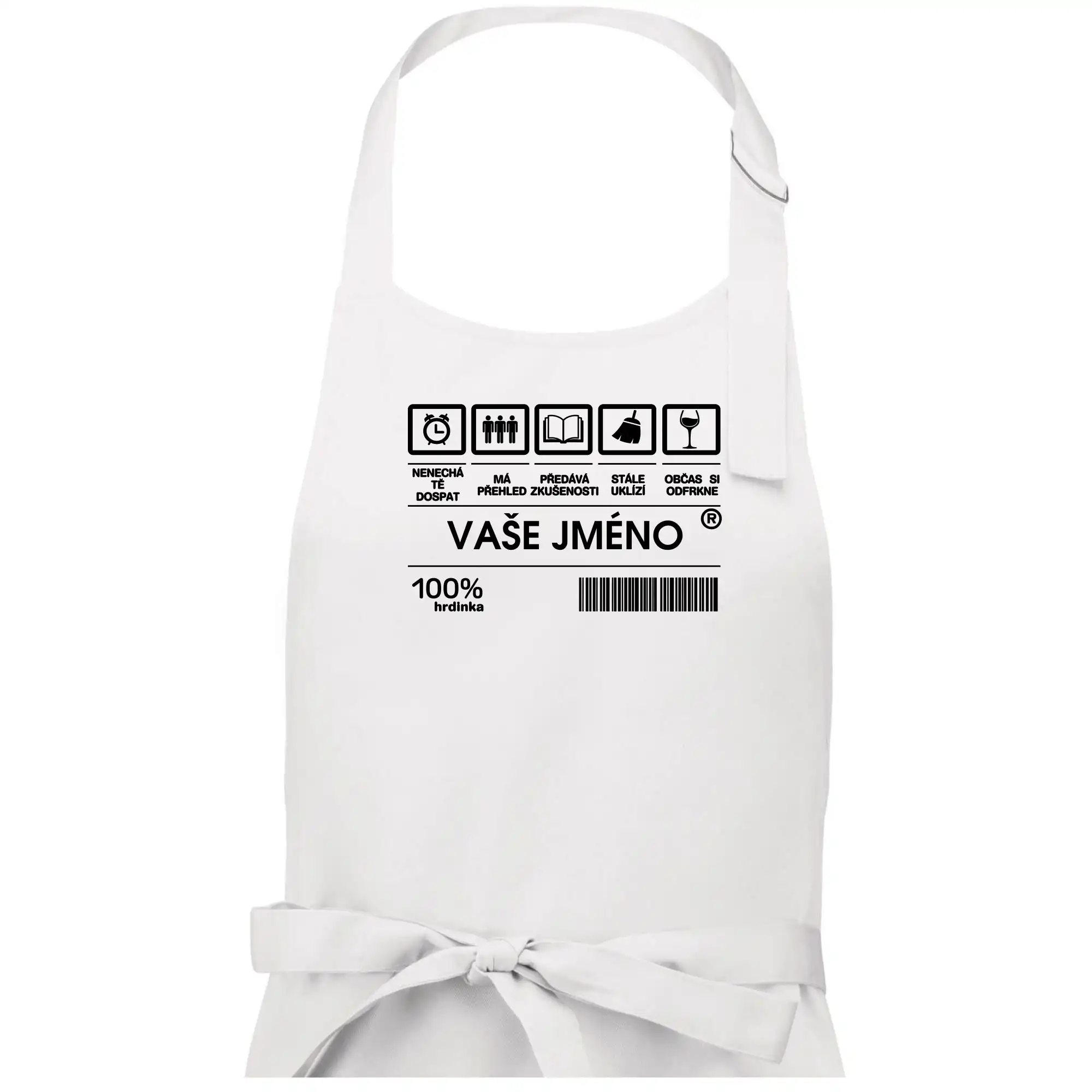 Vaše jméno - čárový kód