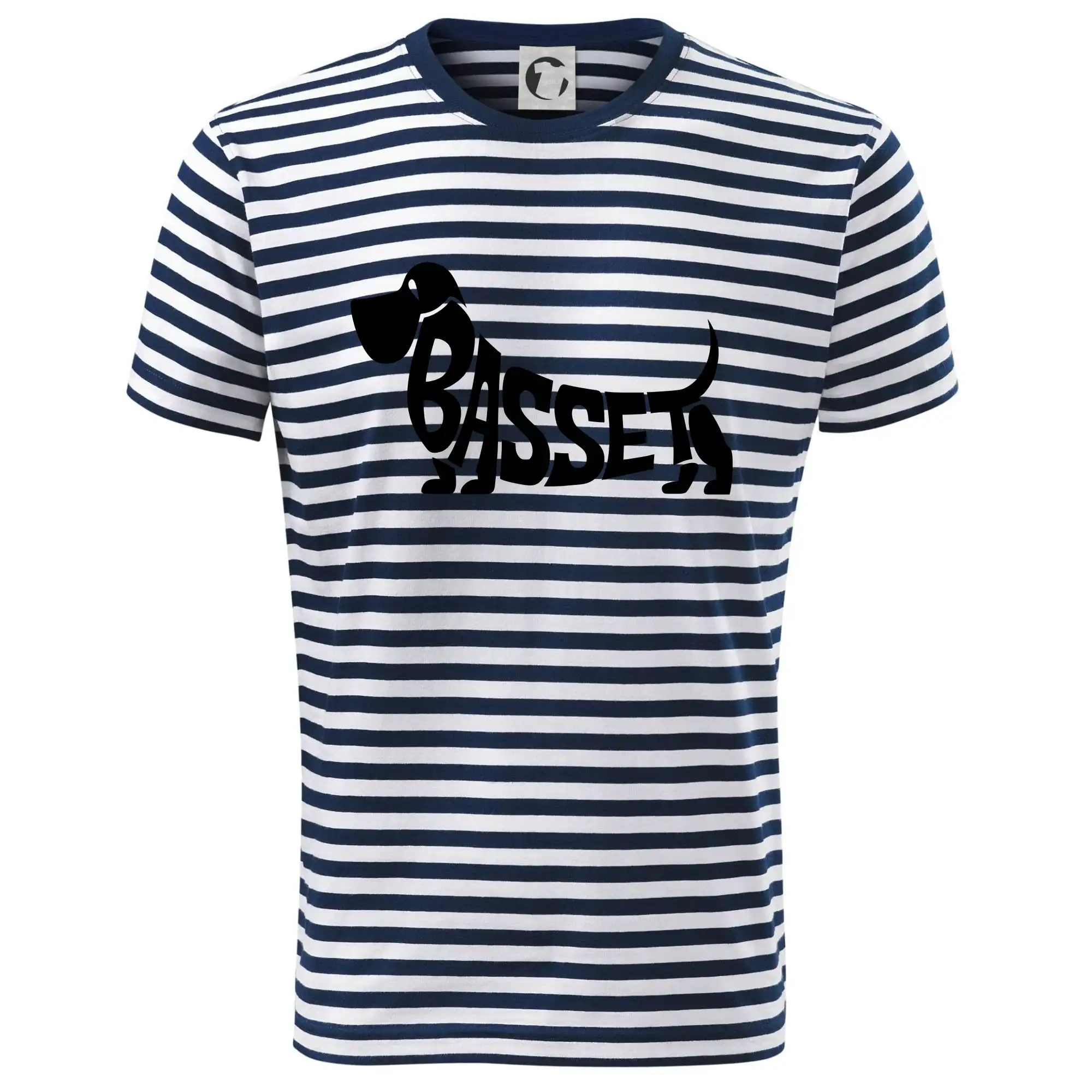 Basset nápis v těle