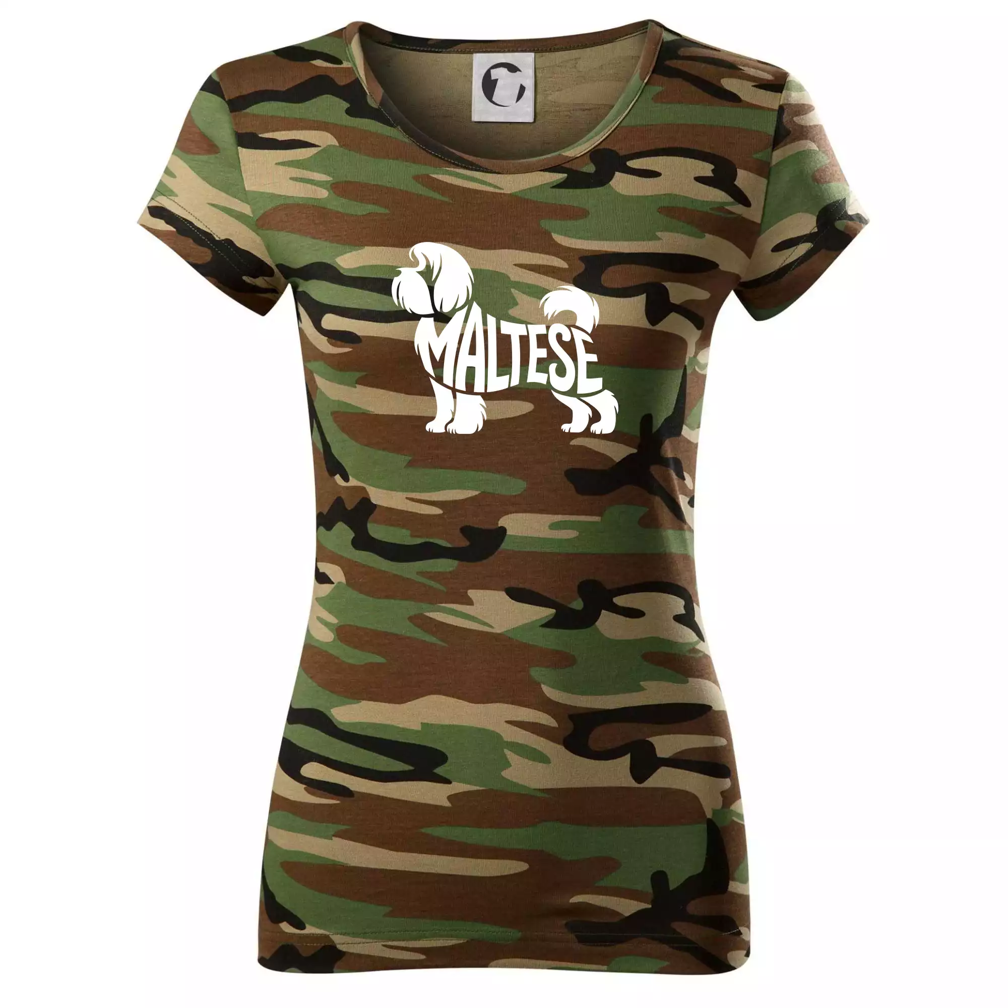 Maltézský psík nápis v těle