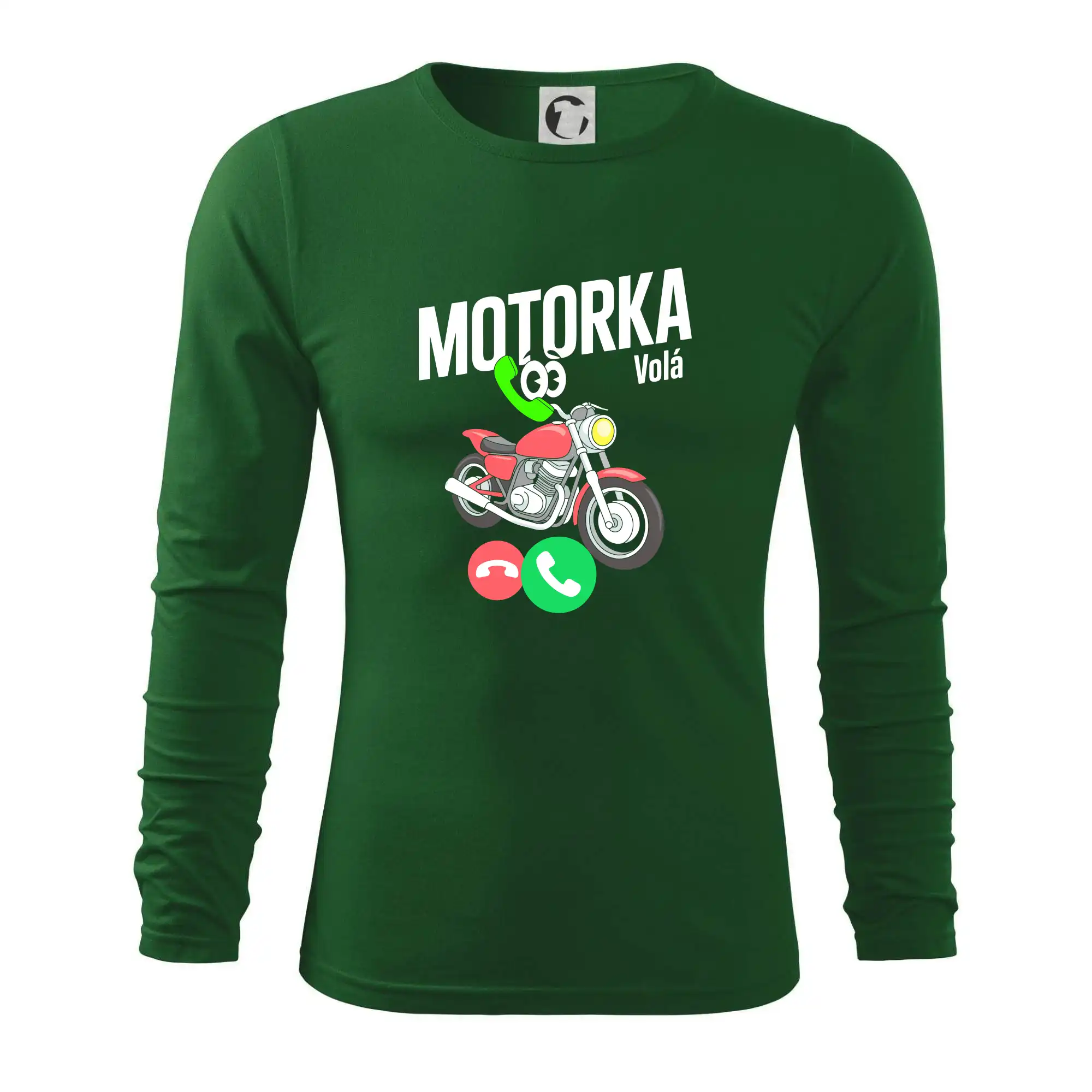 Karikatura motorka silnice volá
