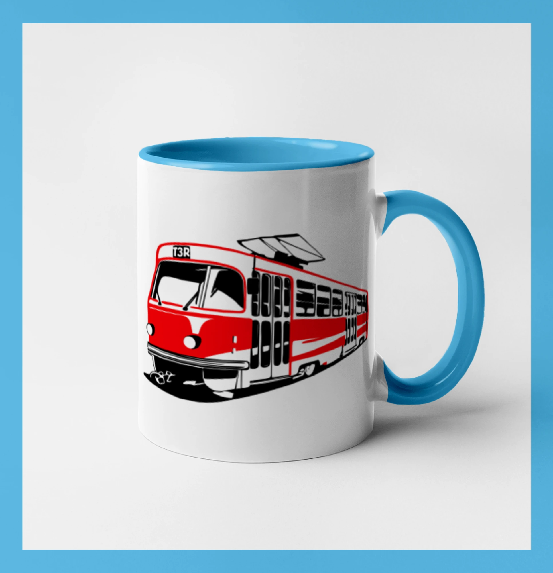 Tramvaj T3R barevná Tramvaj T3R barevná