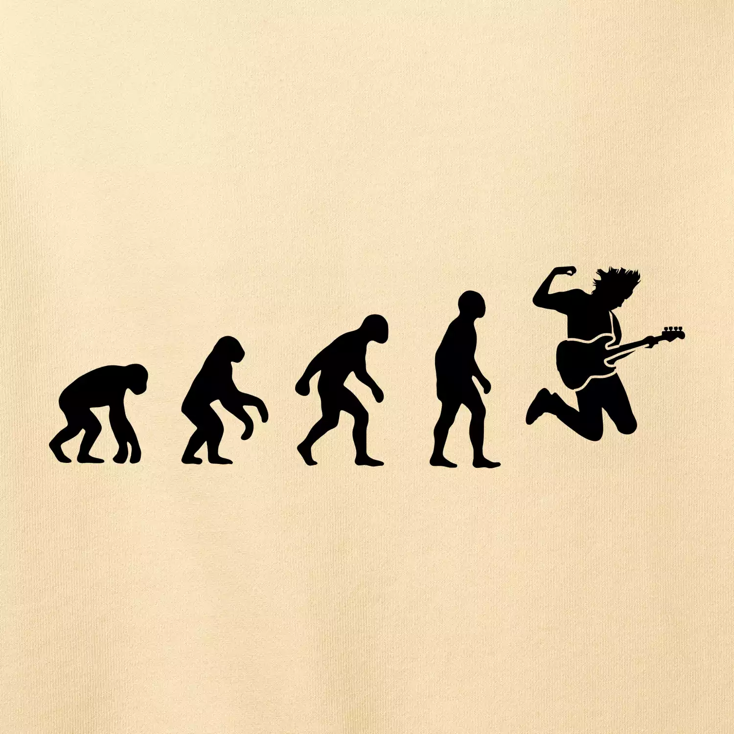 Evoluce kytarista - výskok