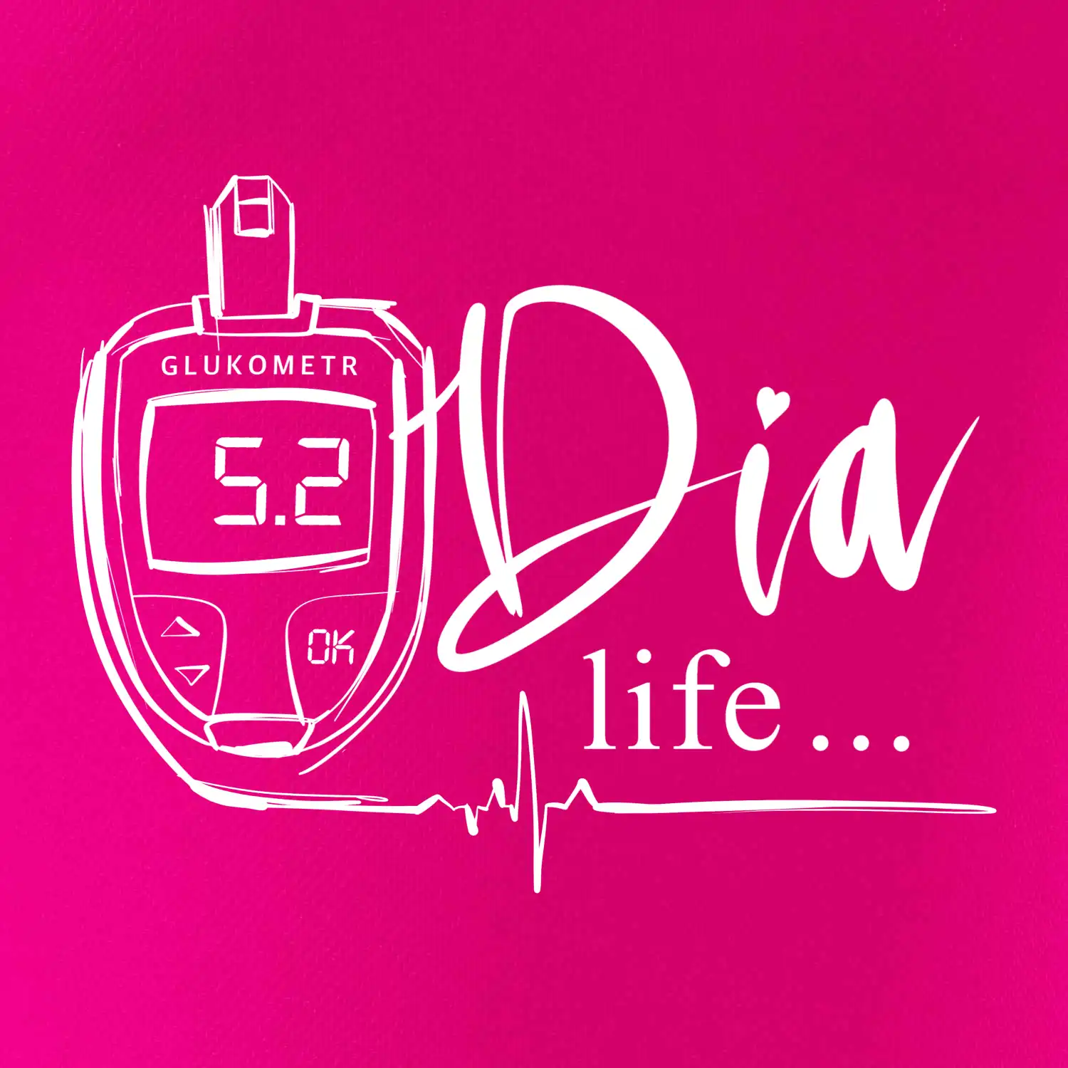 D I A Life - kreslený glukometr