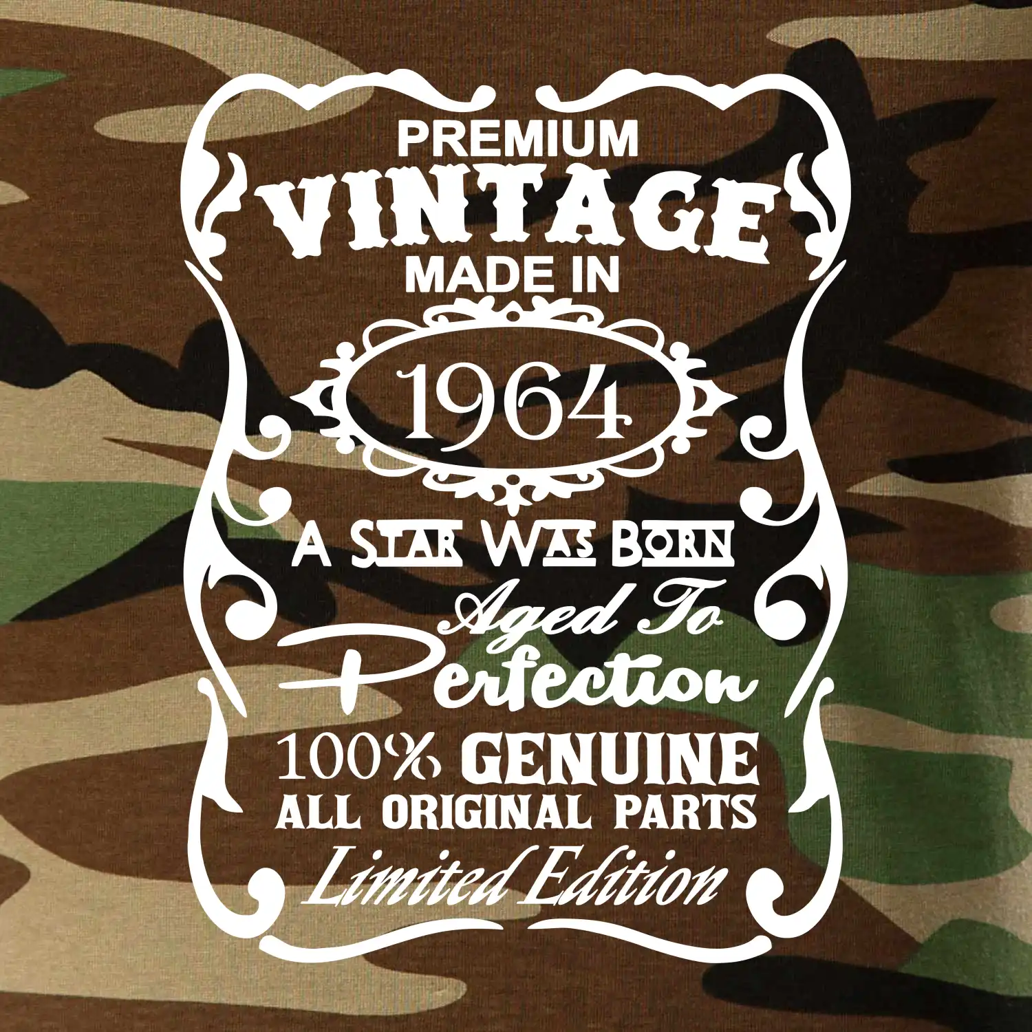 Vintage Etiketa - 1964