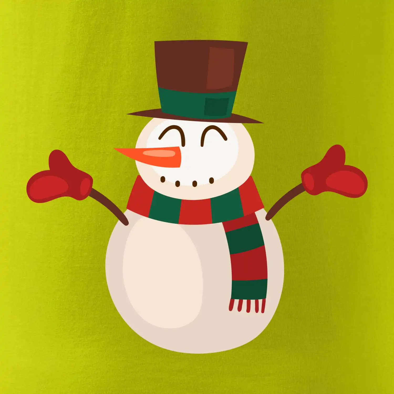 Vánoční sněhulák