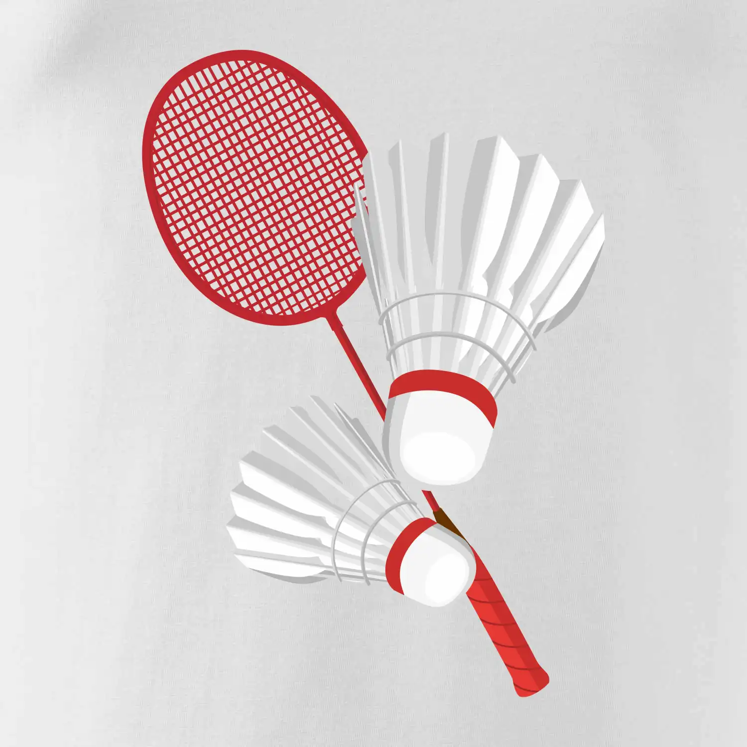 Badminton - pálka a košík
