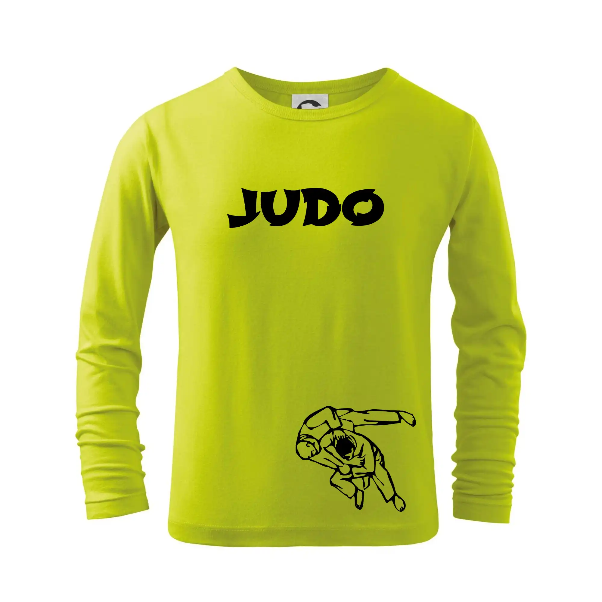 Judo nápis + postavy