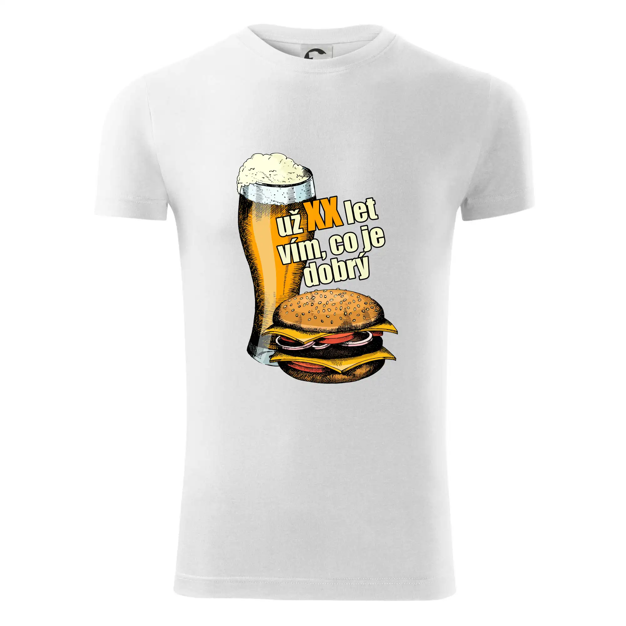 Pivo a burger vím co je dobrý