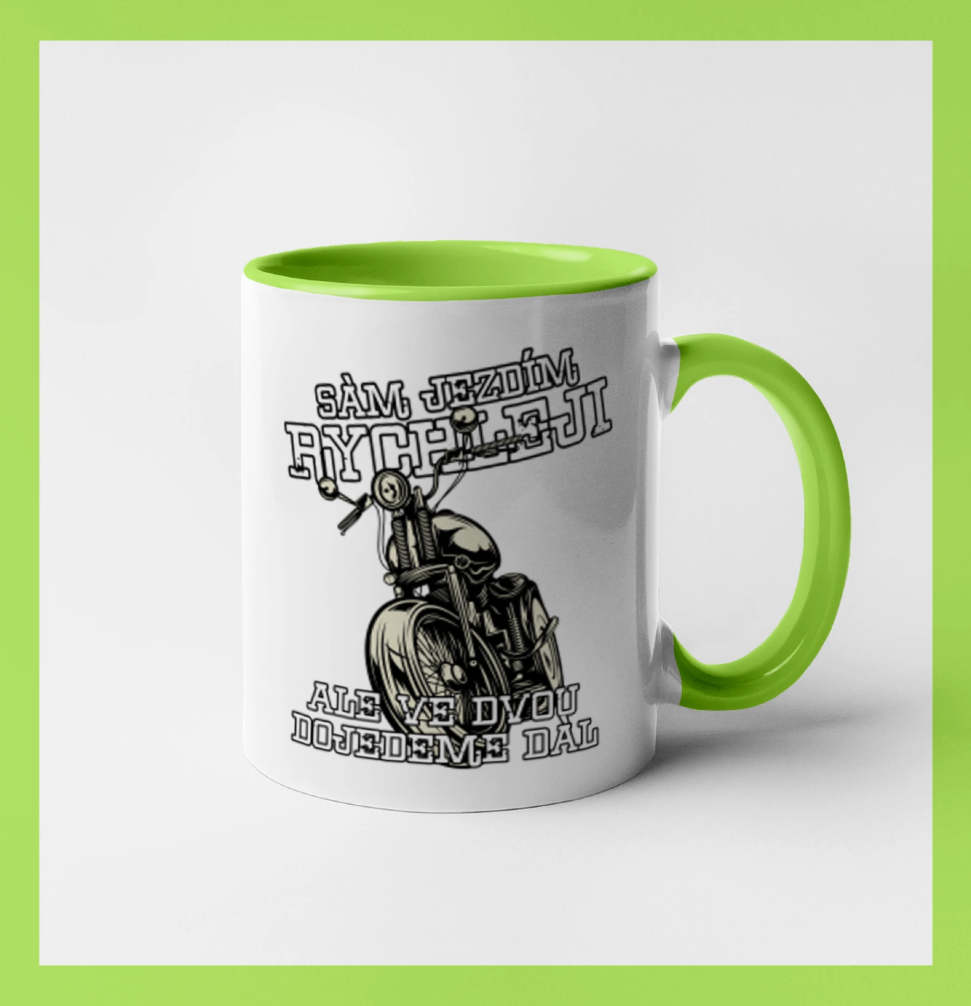 Sám jezdím rychleji, ale ve dvou dojedeme dál