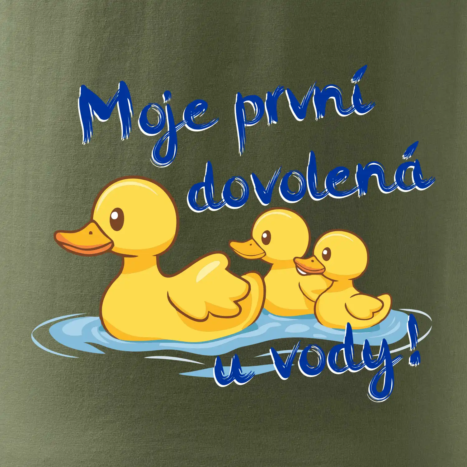 Moje první dovolená u vody - sourozenci