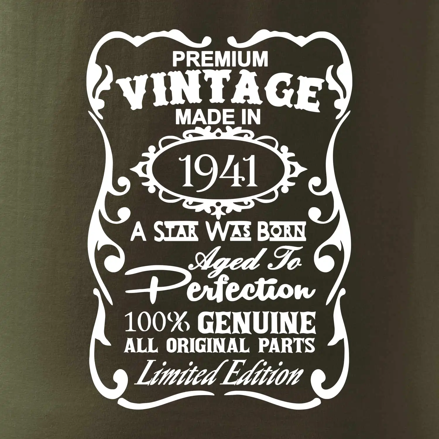 Vintage Etiketa - 1941