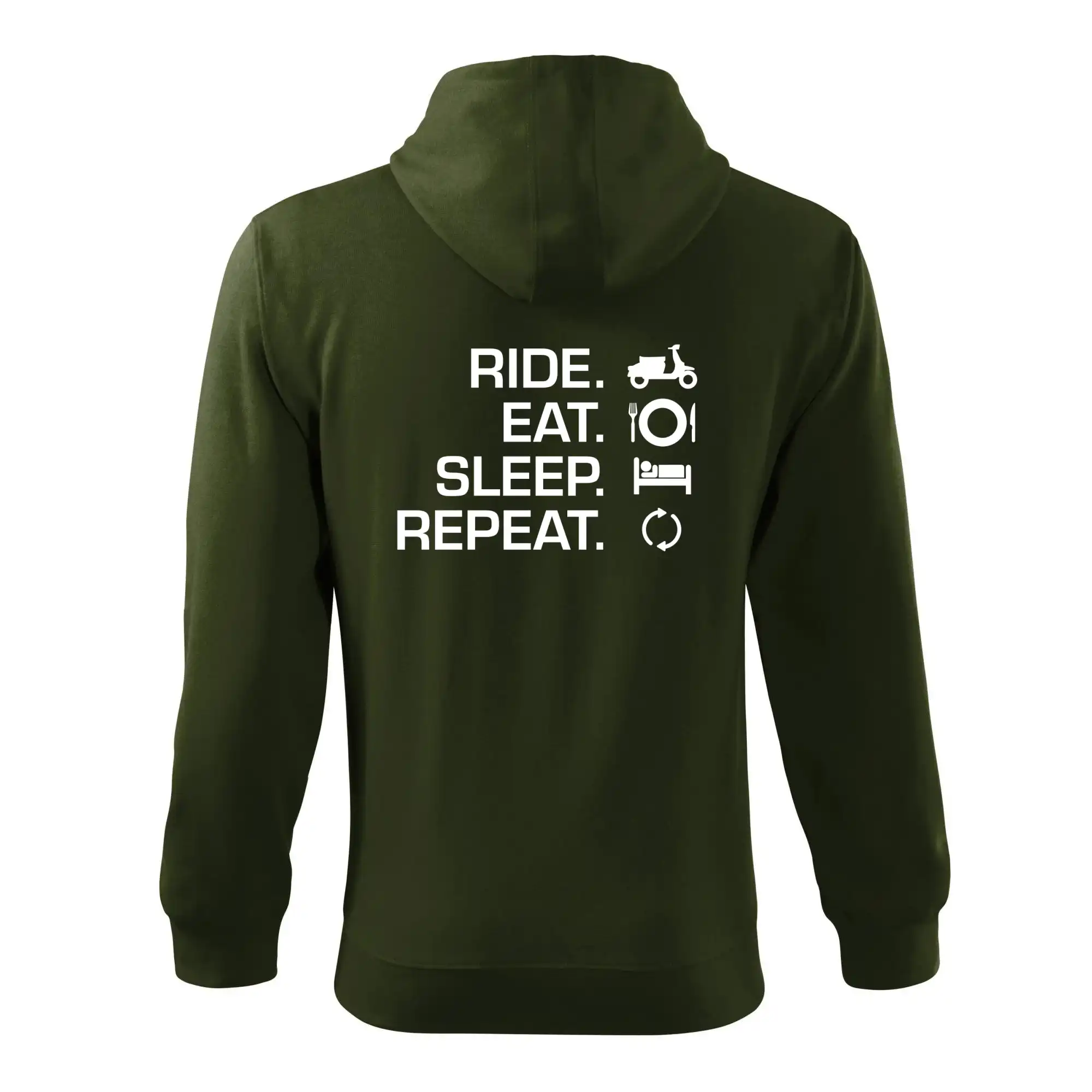 Ride Eat Sleep Repeat moto skútr