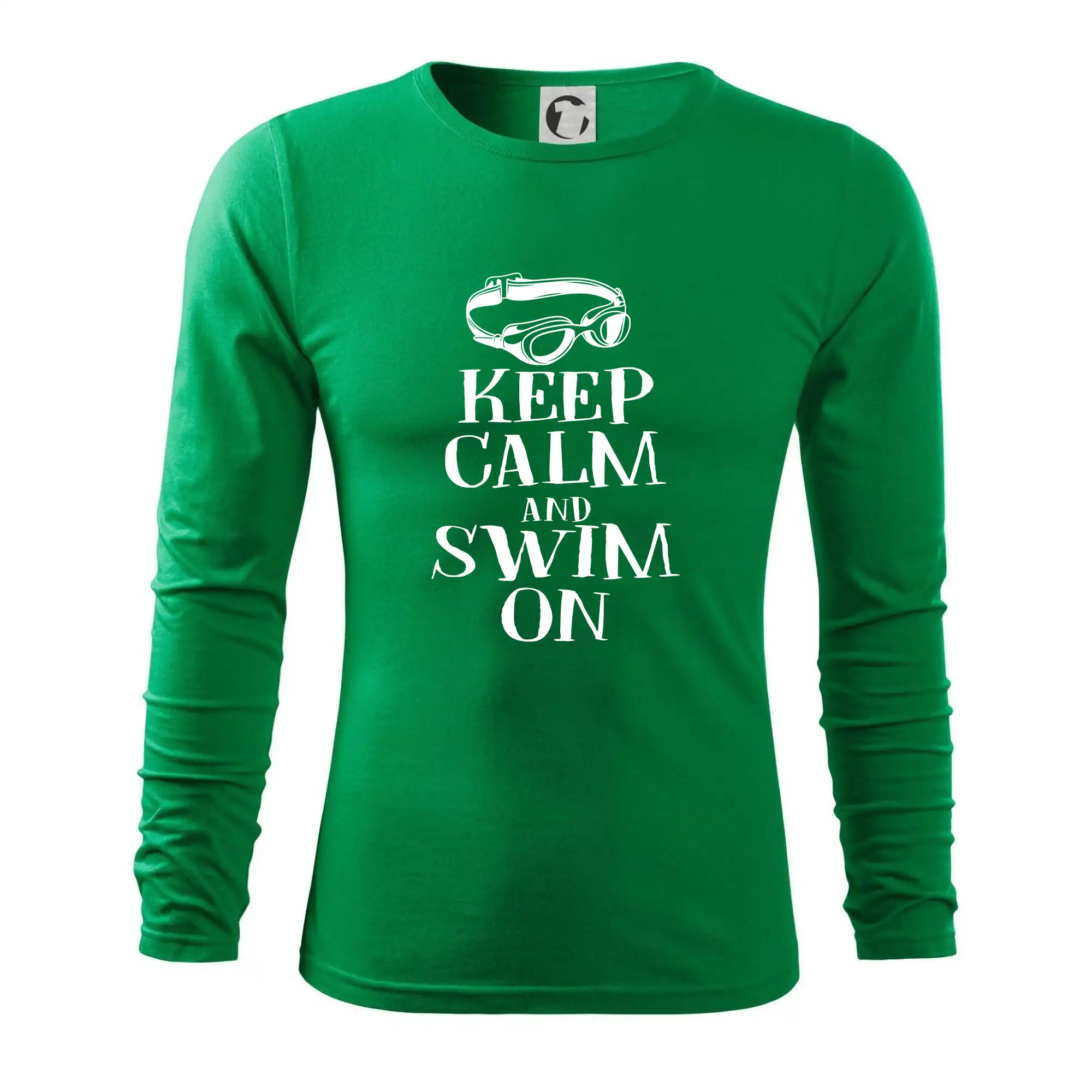 Keep calm and swim on
