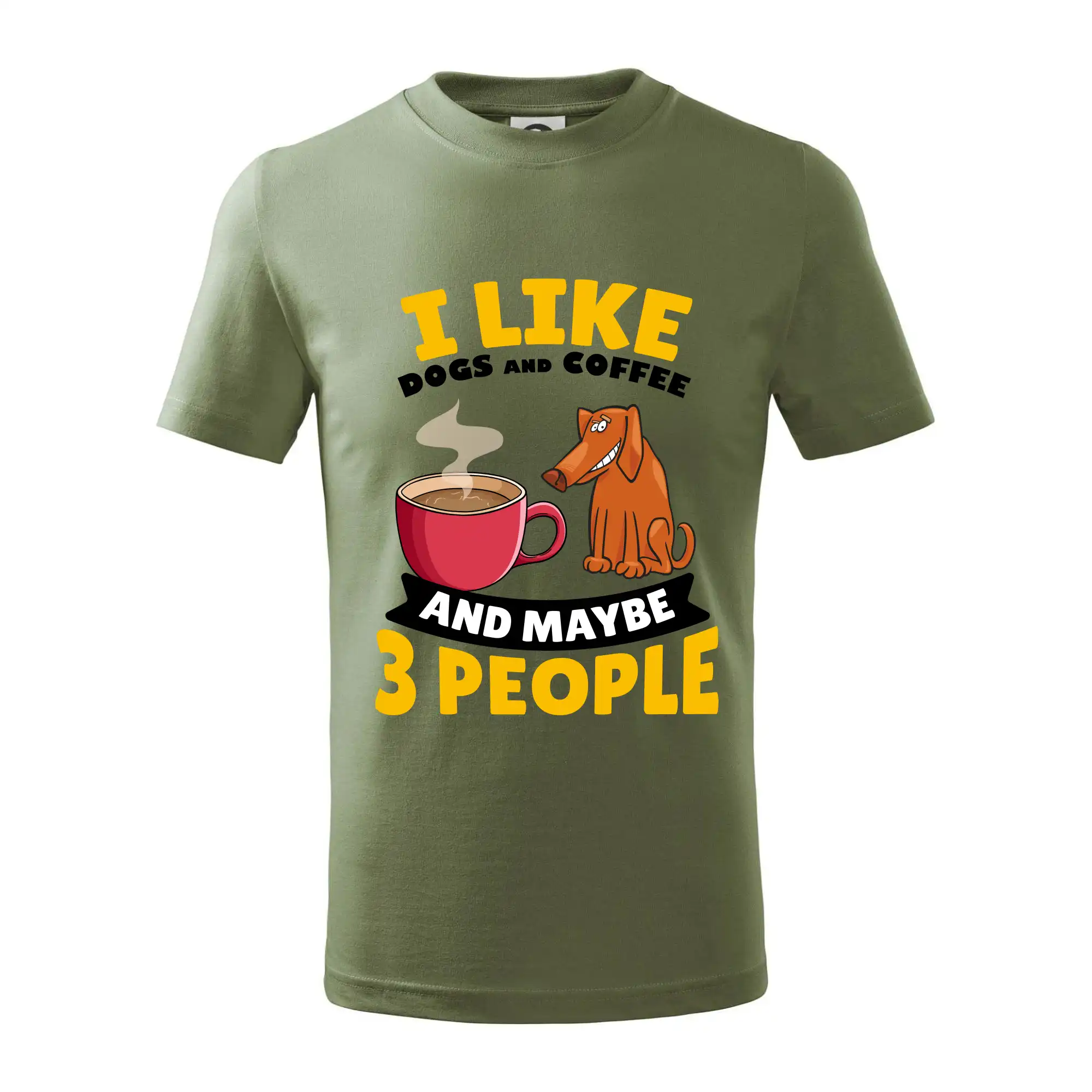 I like dogs and coffee and maybe 3 people