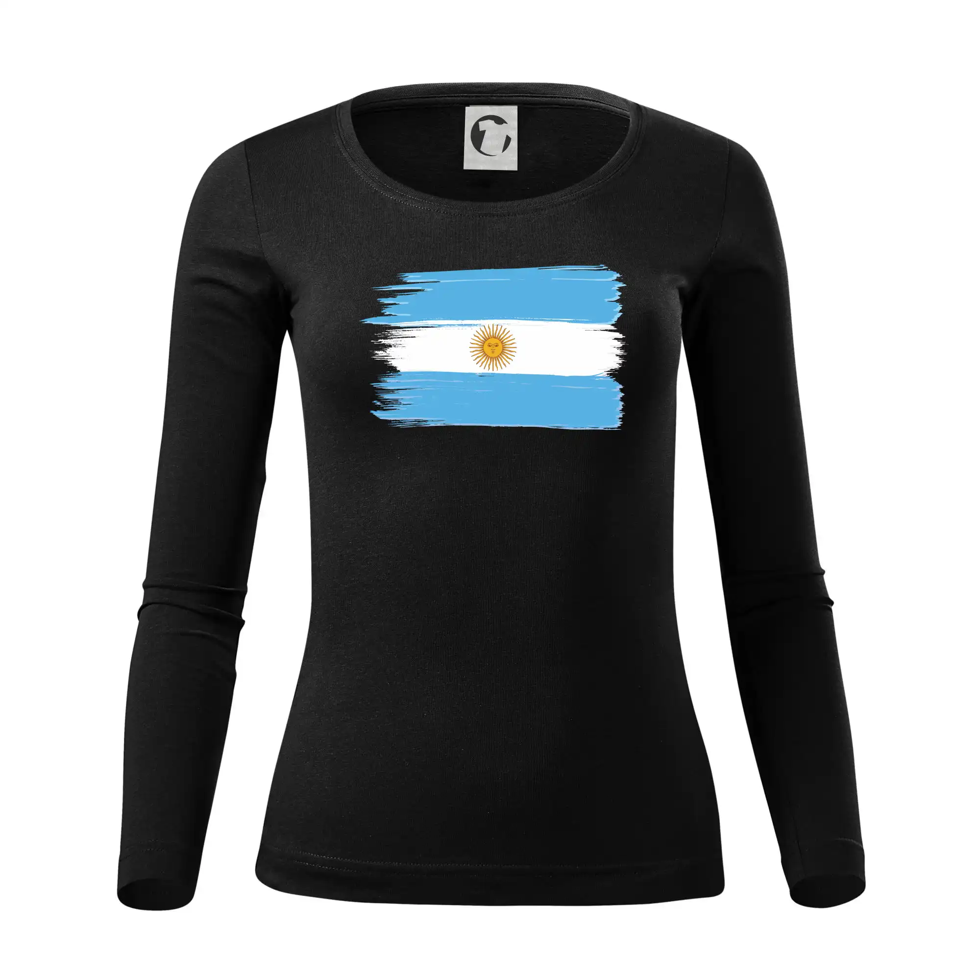 Argentina vlajka kreslená štětkou