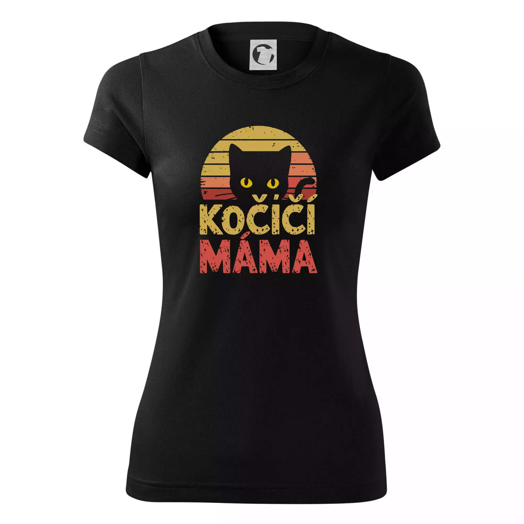 Kočičí máma vintage kolečko