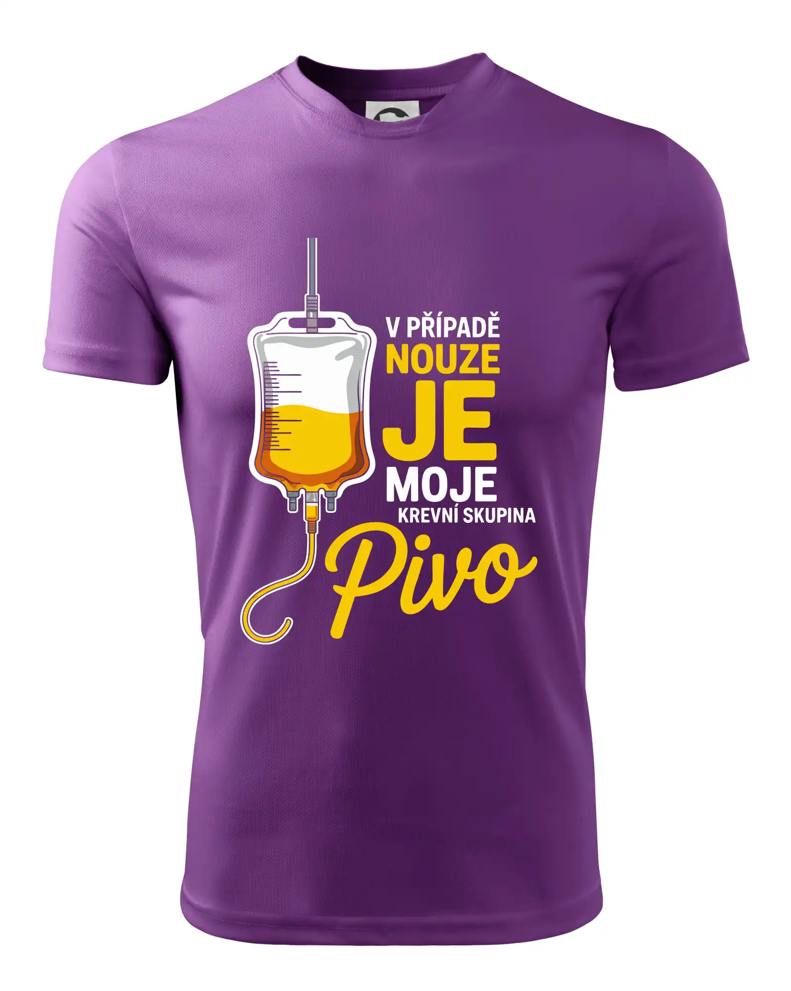 V případě nouze je moje krevní skupina pivo