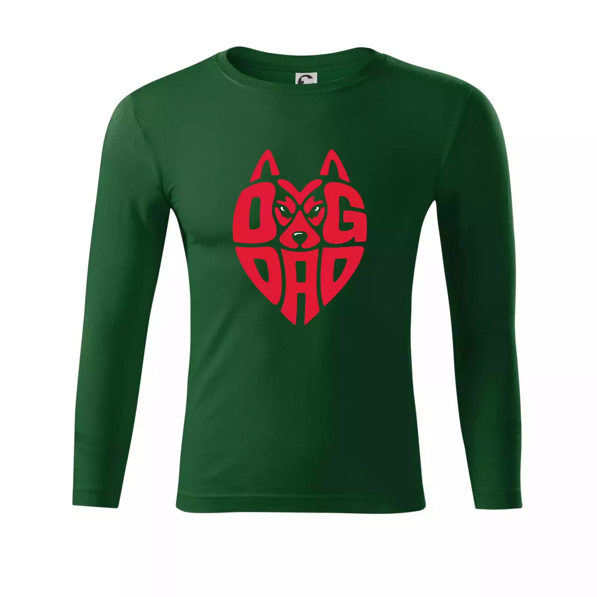 Dog dad nápis v hlavě