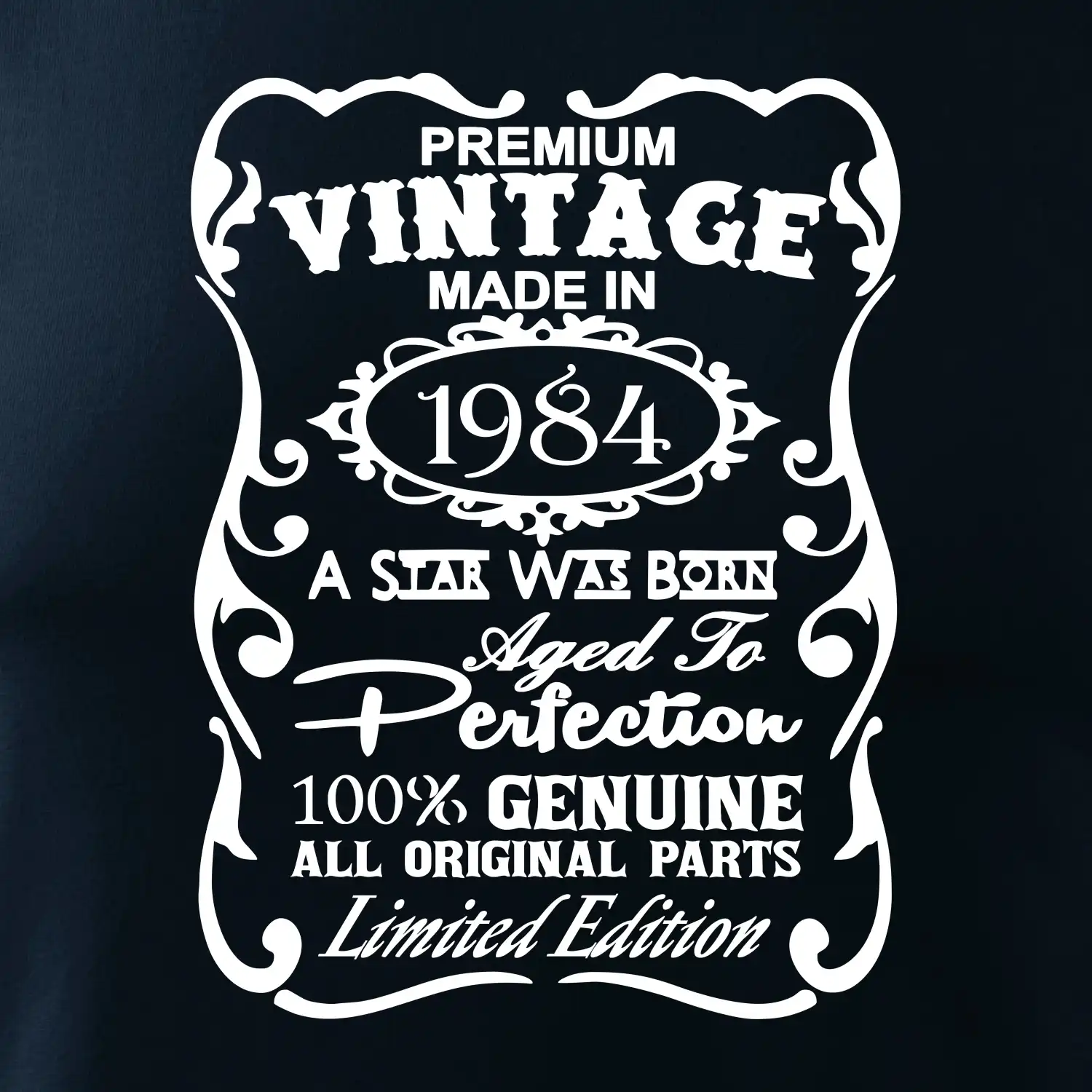 Vintage Etiketa - 1984