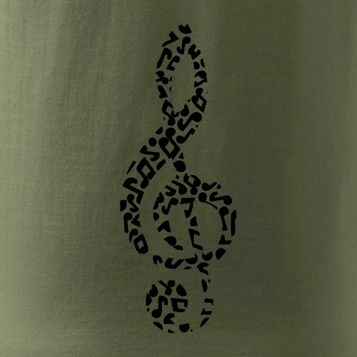 Houslový klíč z not