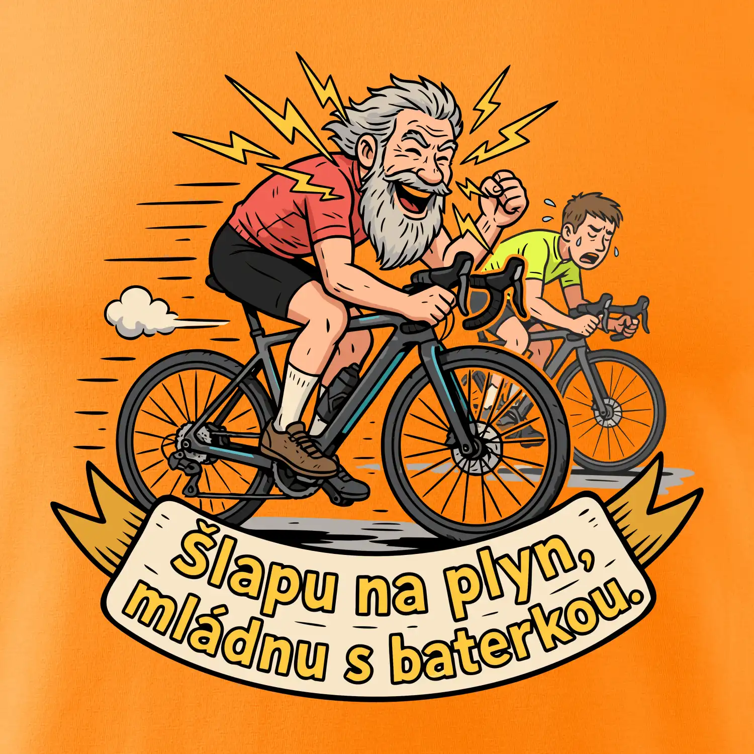 Šlapu na plyn, mládnu s baterkou