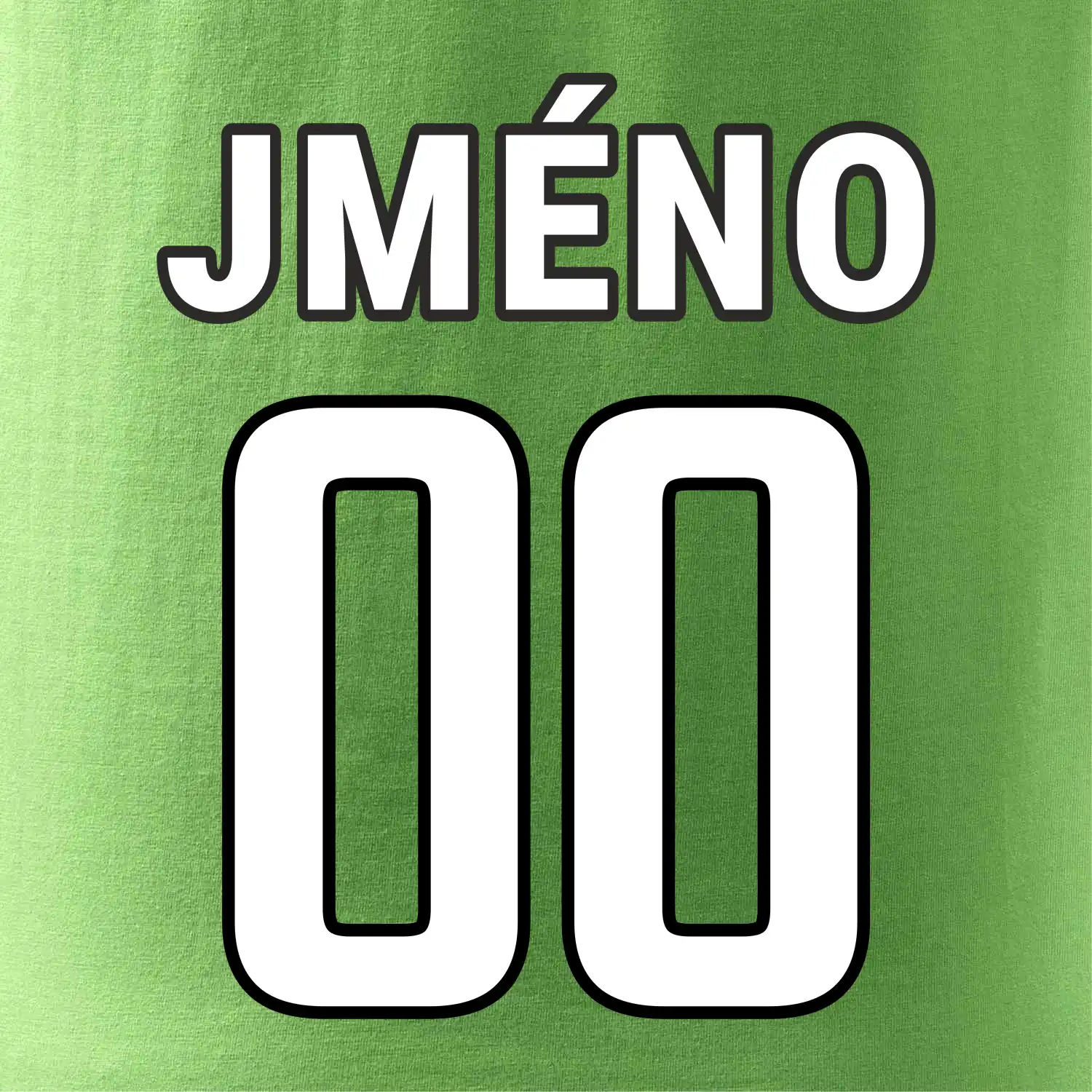 Florbalový  dres - vlastní jméno a číslo