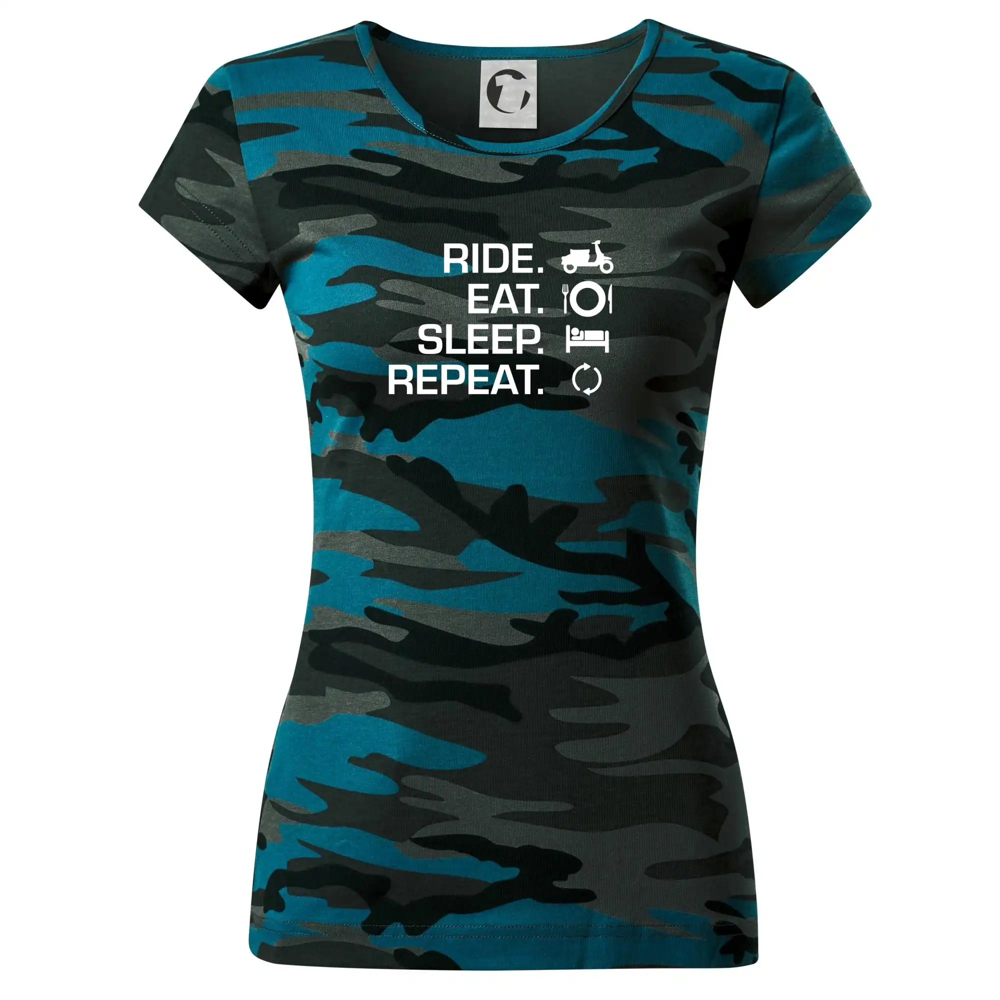 Ride Eat Sleep Repeat moto skútr