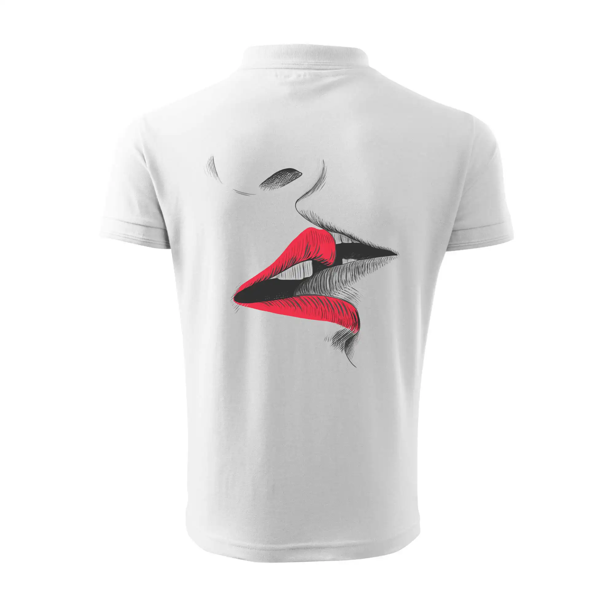 Líbačka dvě pusy tisk