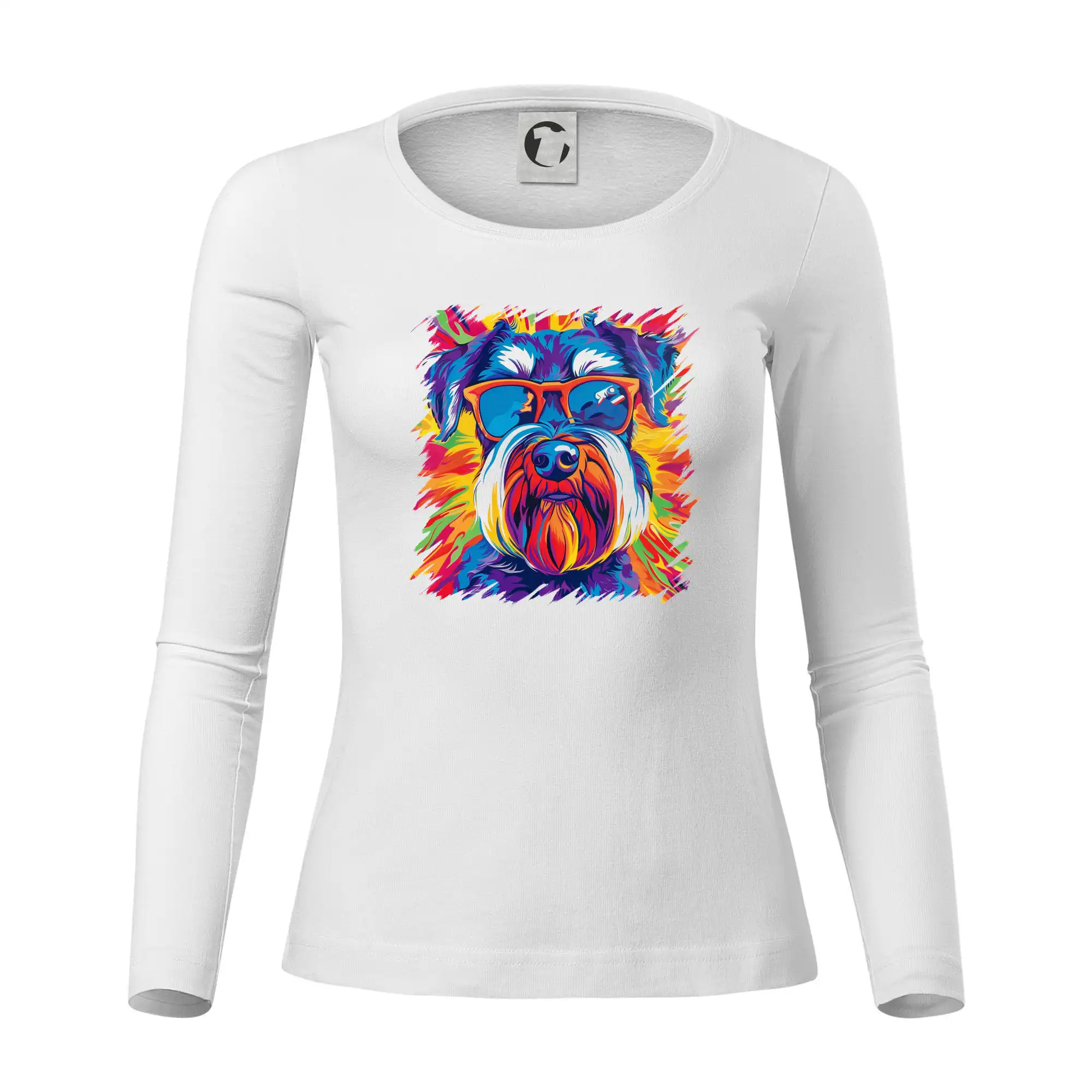 Knírač barevný styl 70s