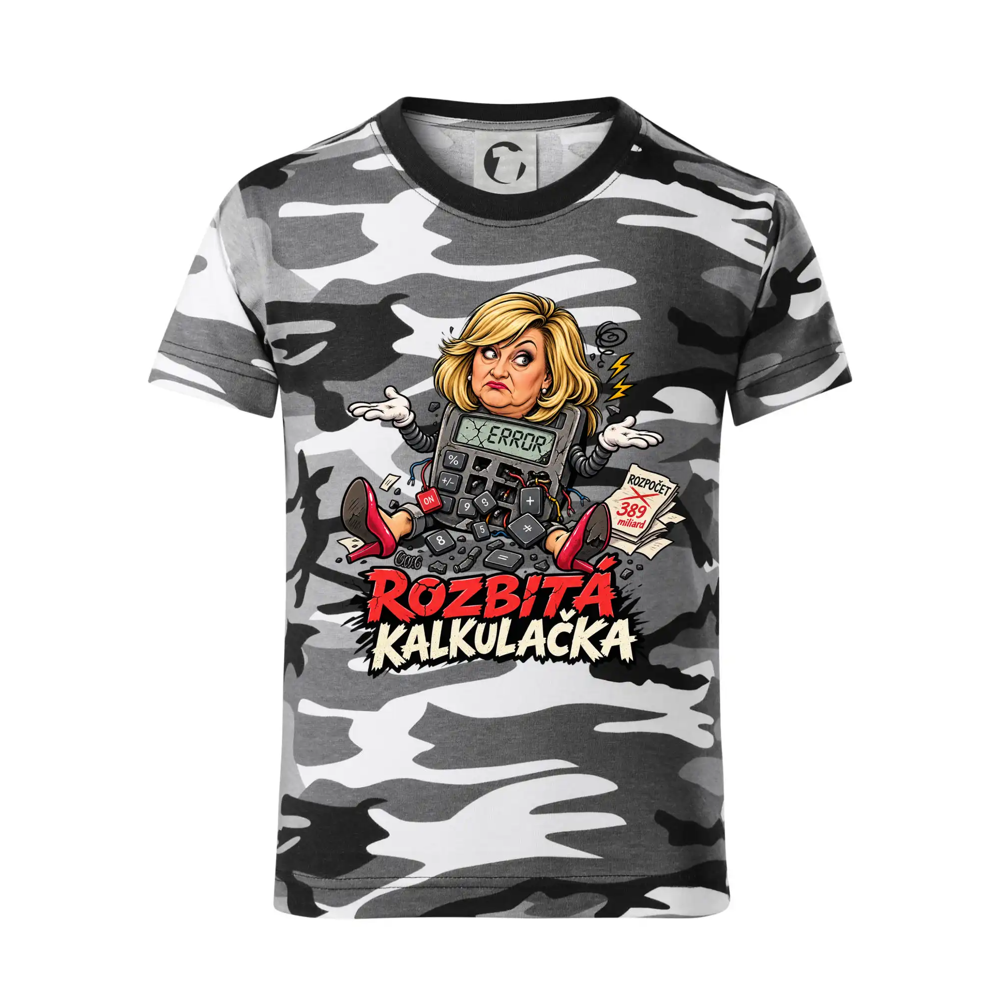 Alenka - rozbitá kalkulačka