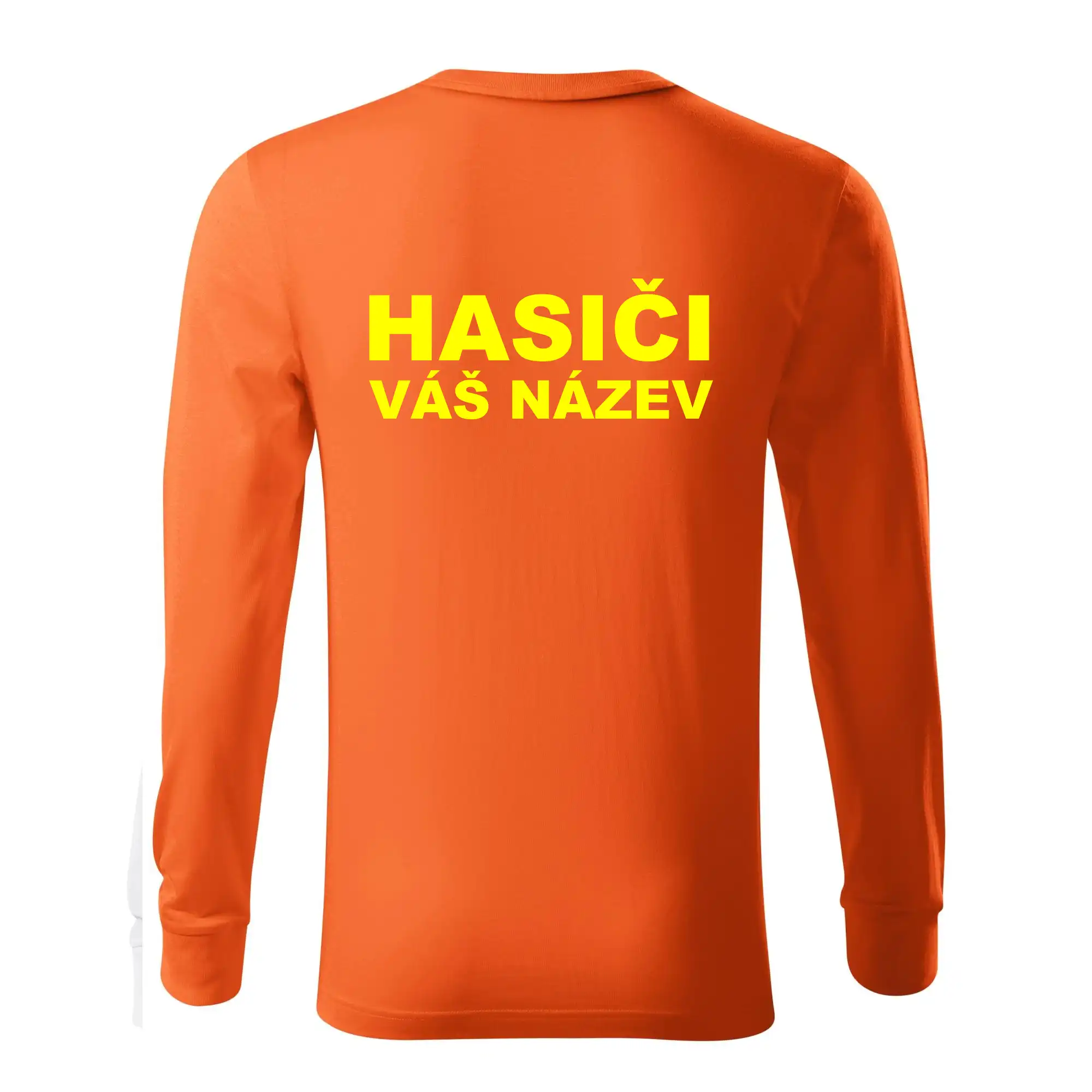 Hasiči - žlutý nápis - váš název sboru