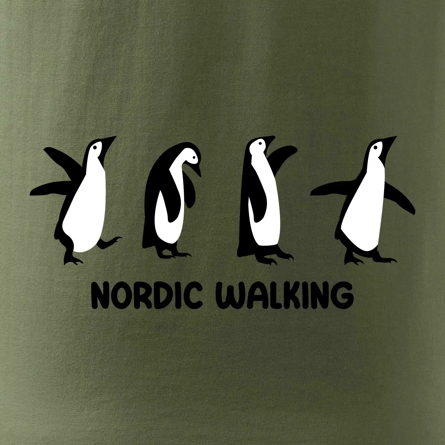 Nordic walking tučňáci - kreslení