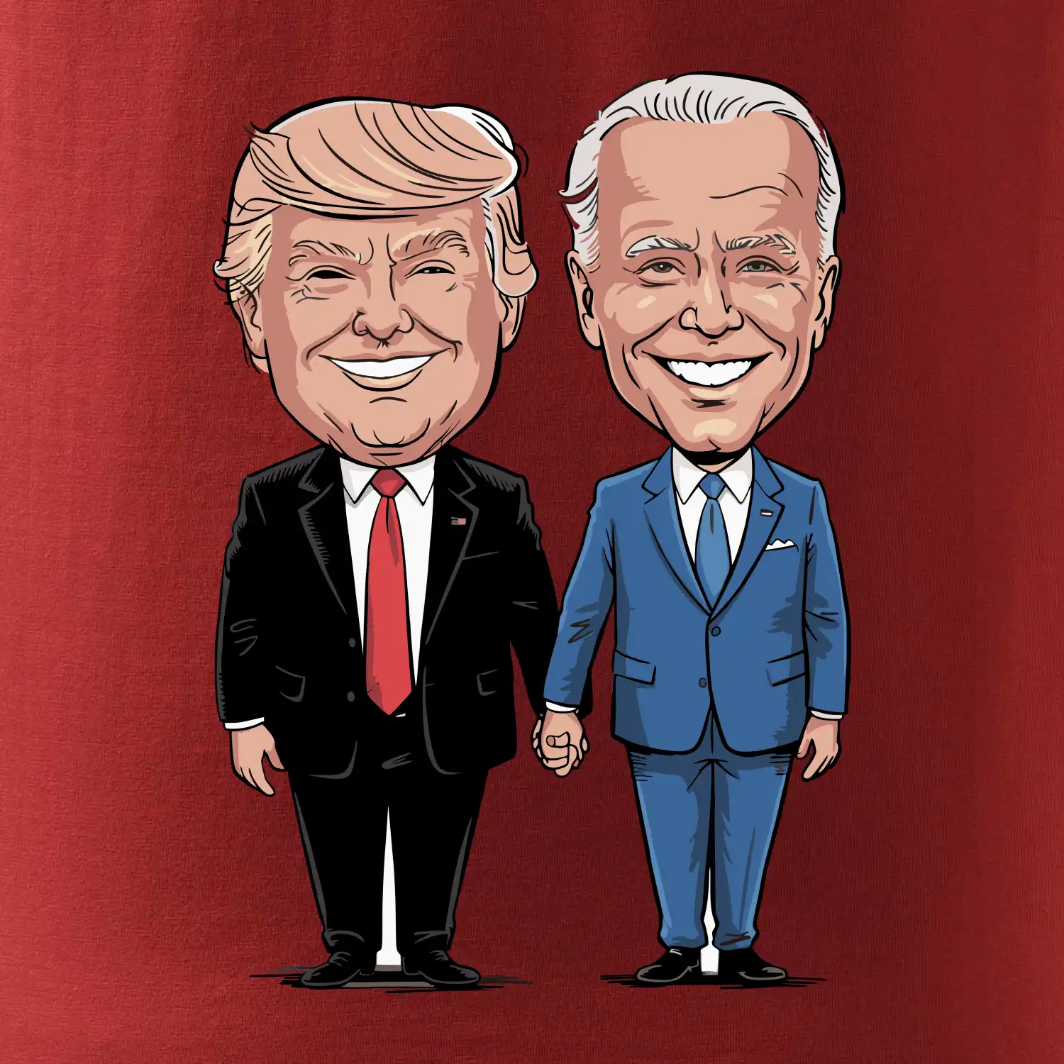 Trump a Biden - velký kamarádi