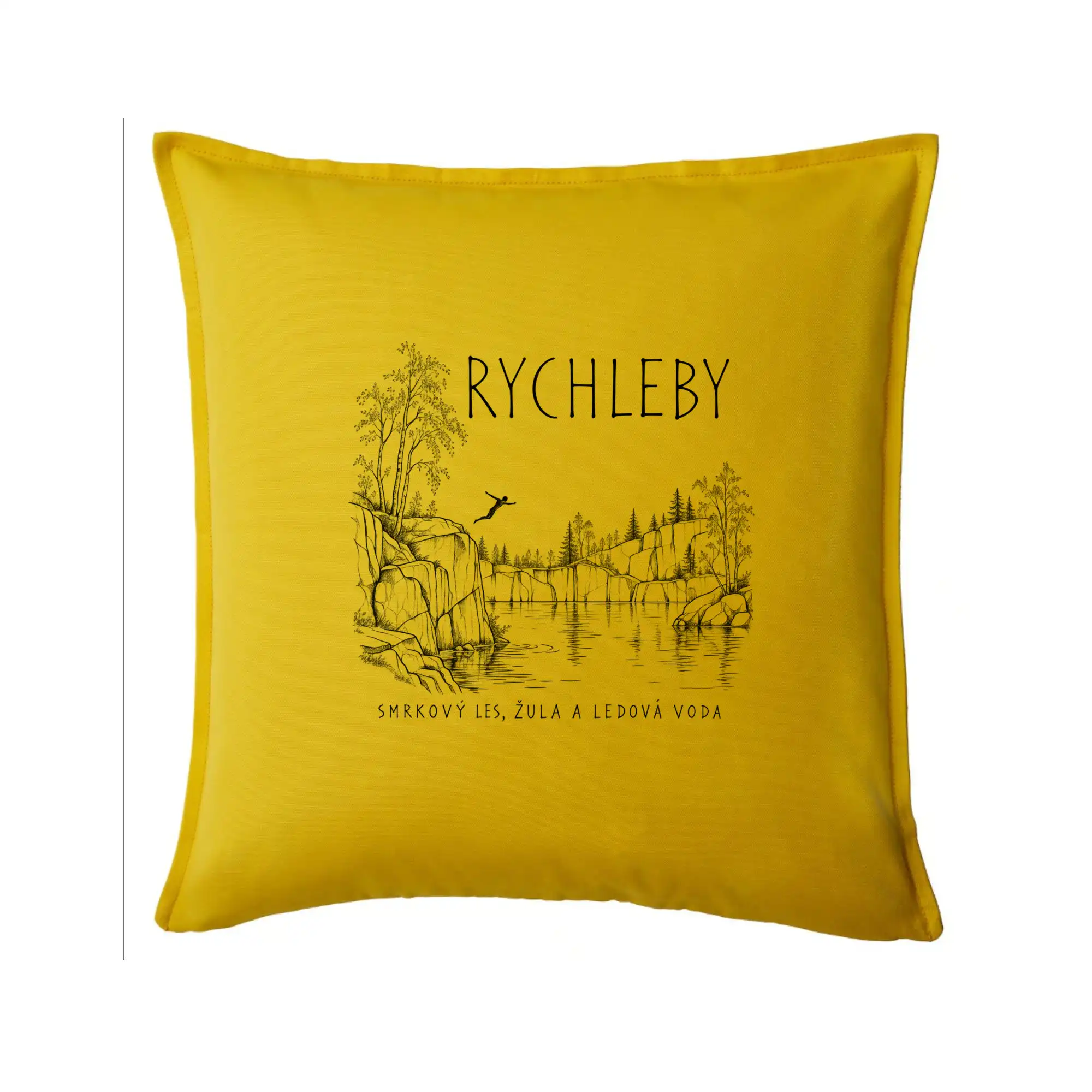 Rychleby smrkový les žula a ledová voda
