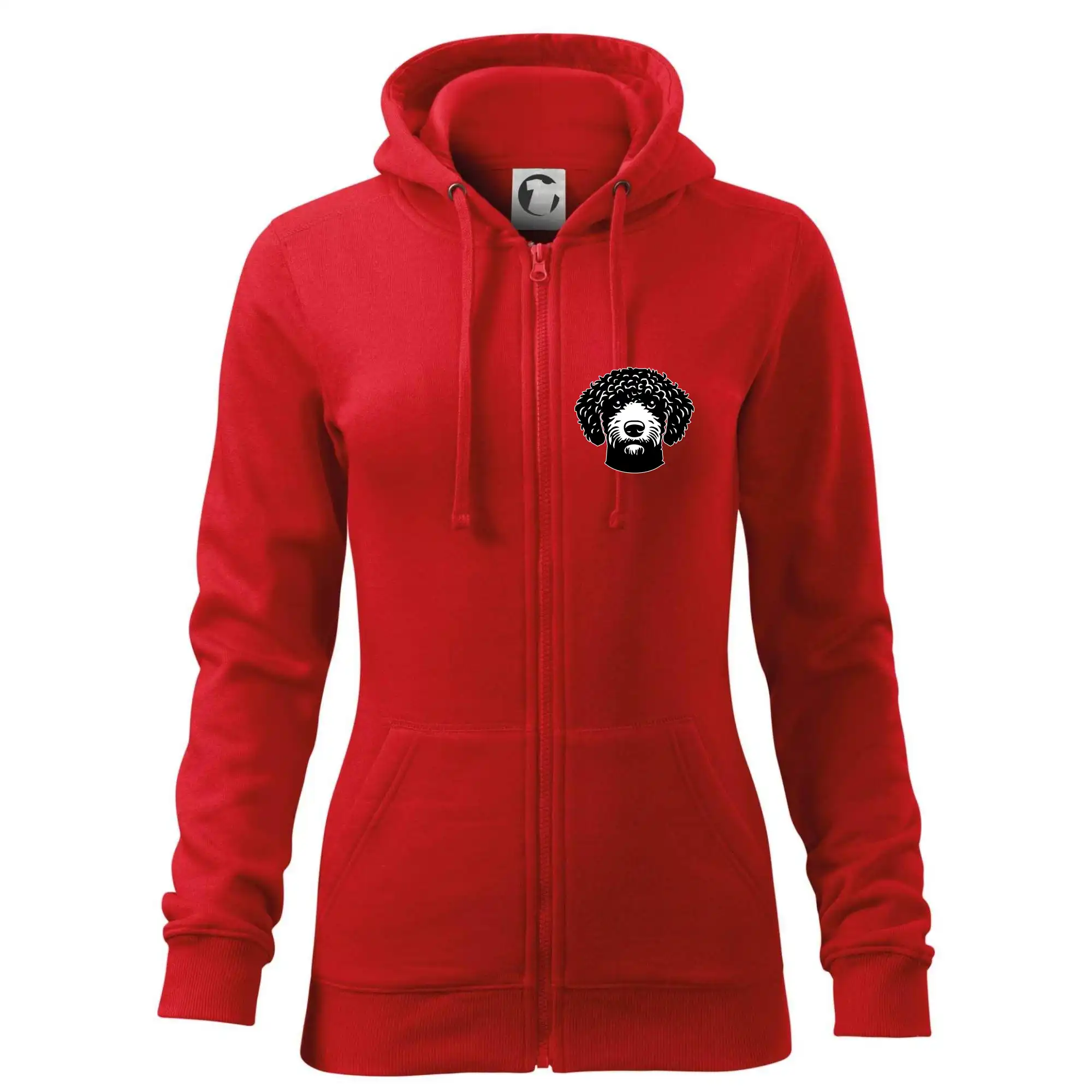 Lagotto romagnolo hlava na prsu