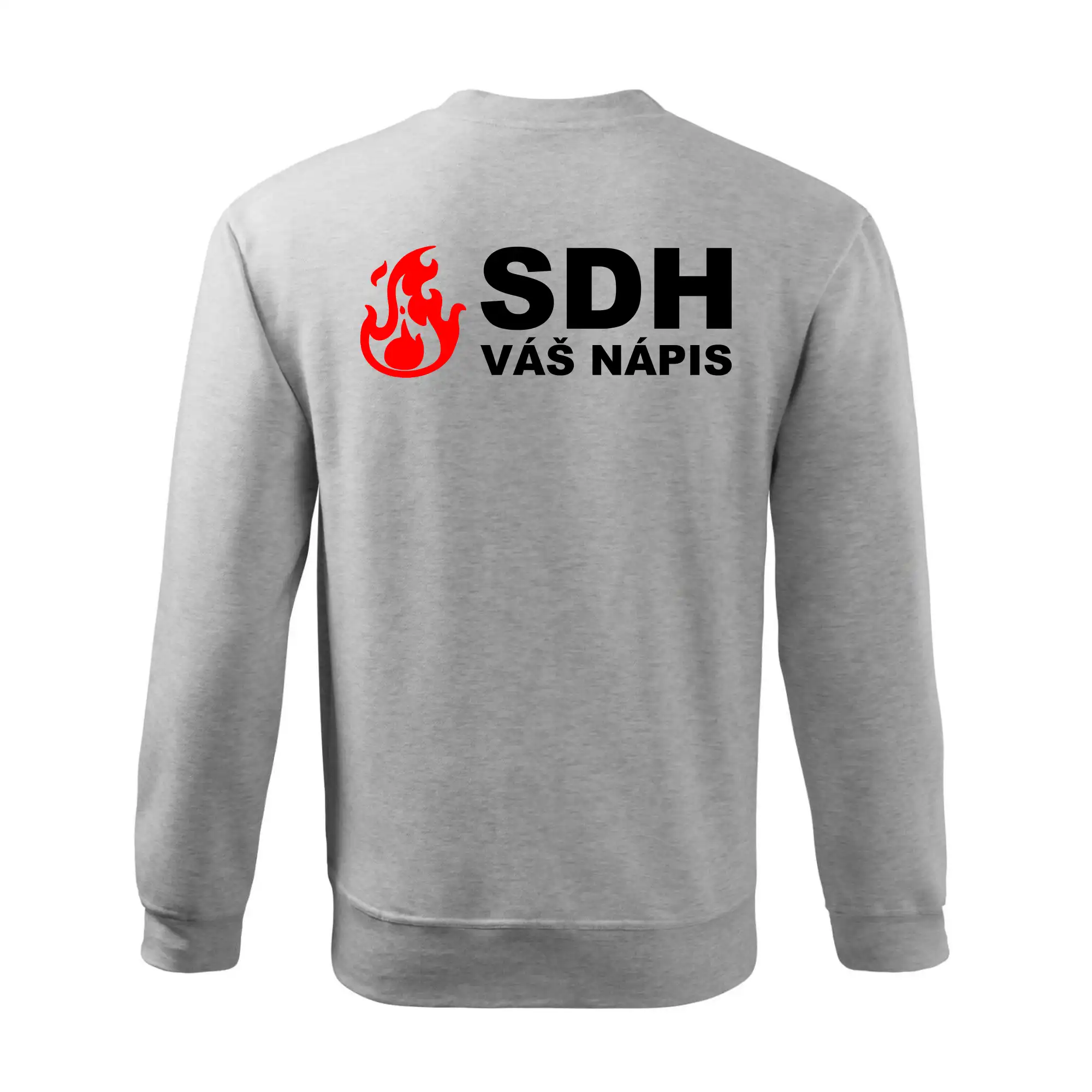 SDH nápis (oheň, název sboru - vlastní nápis)