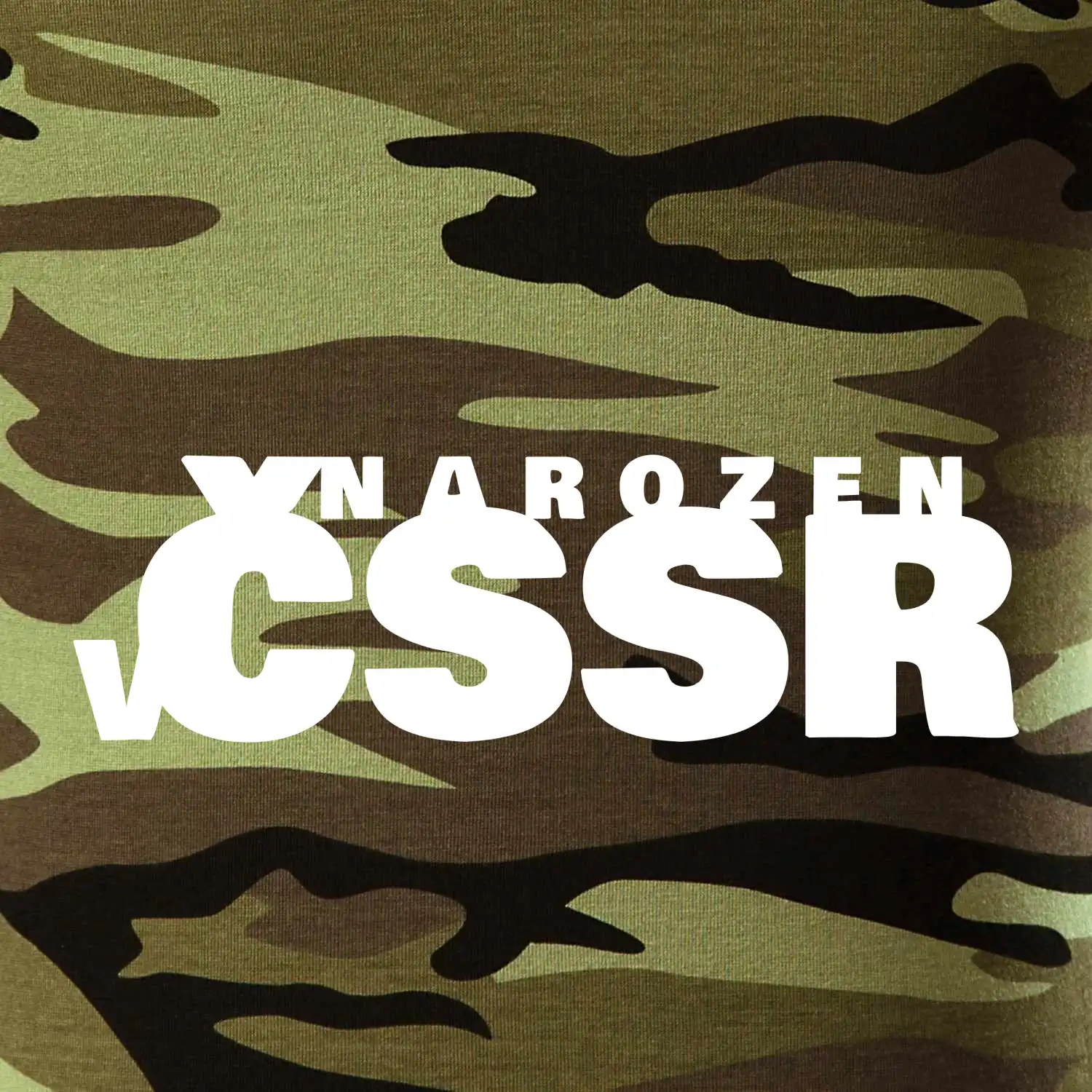 Nápis - Narozen v ČSSR