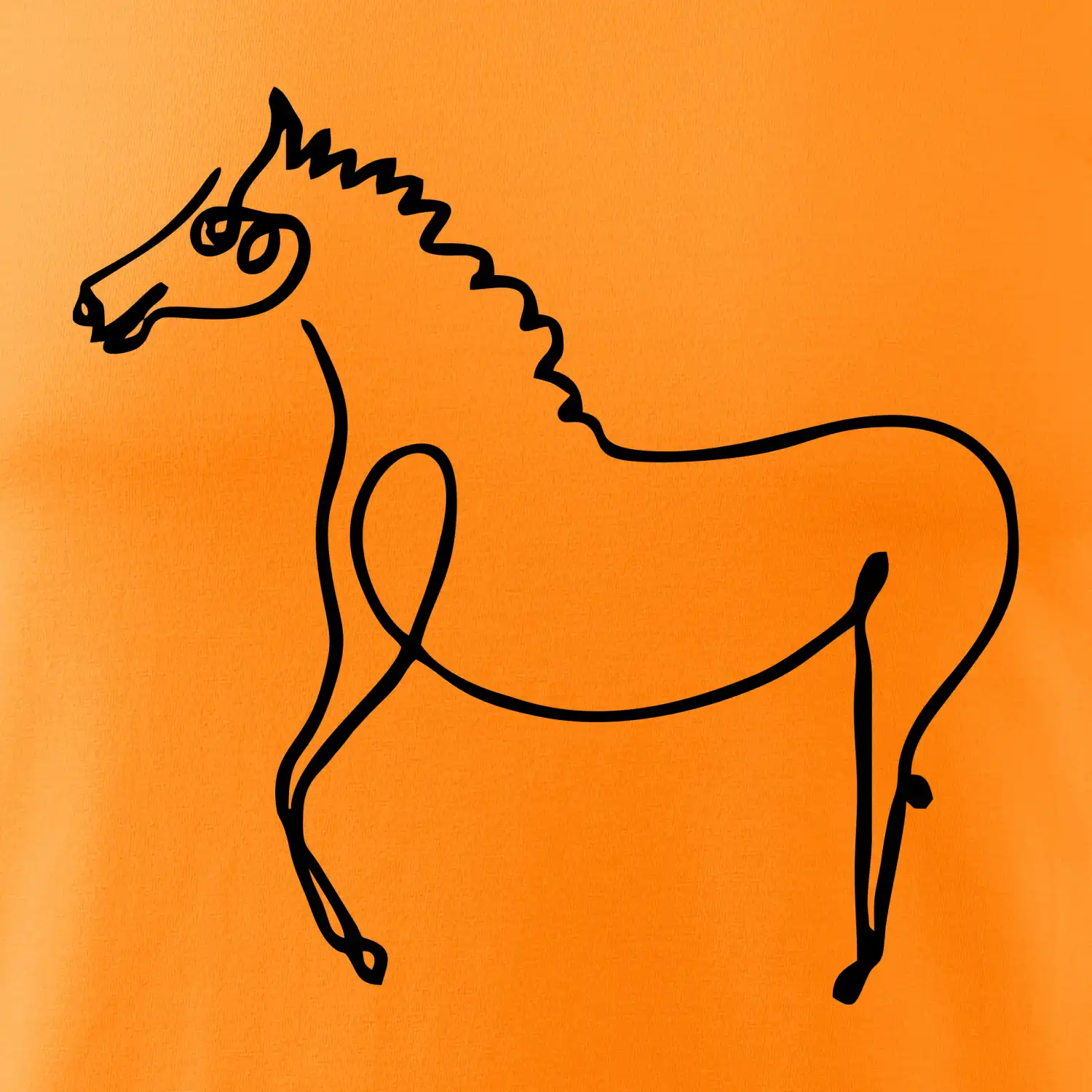 Kůň kreslený