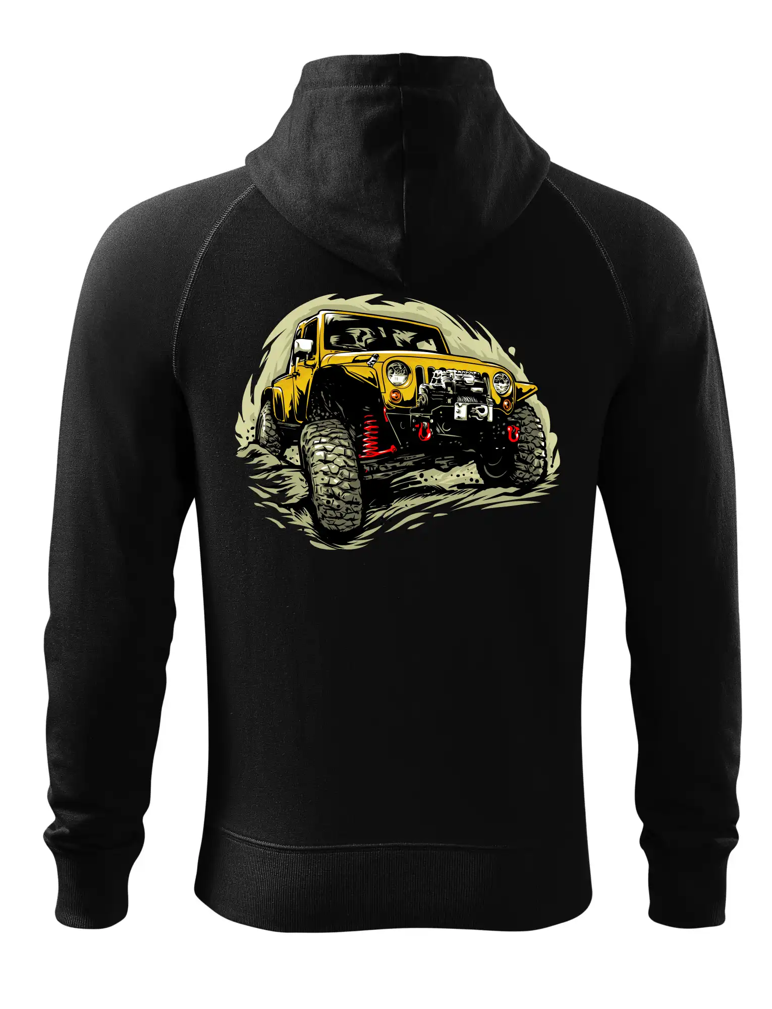 Žlutý offroad s navijákem