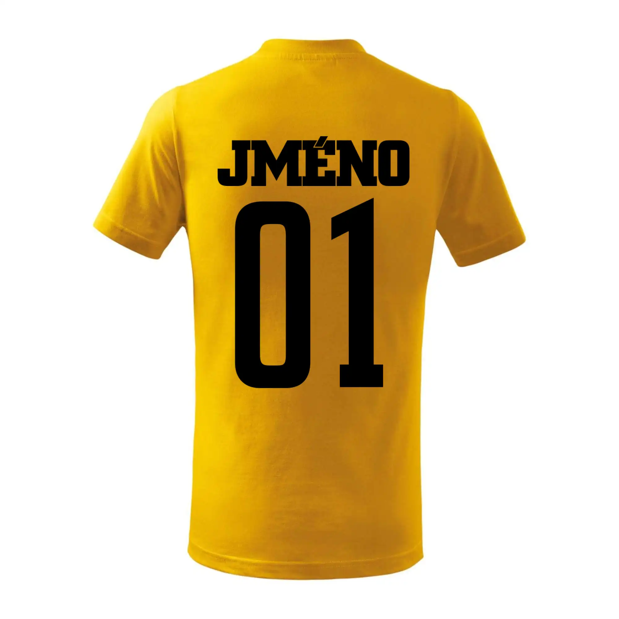 Fotbalový dres - vlastní jméno a číslo