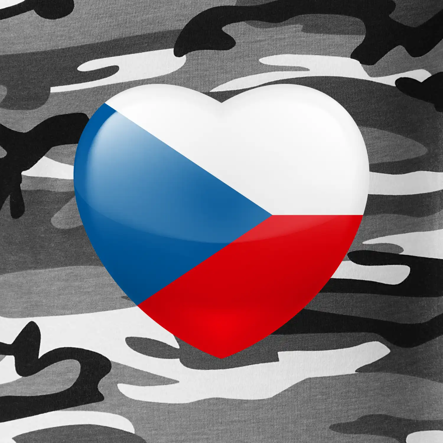 Česká vlajka srdce