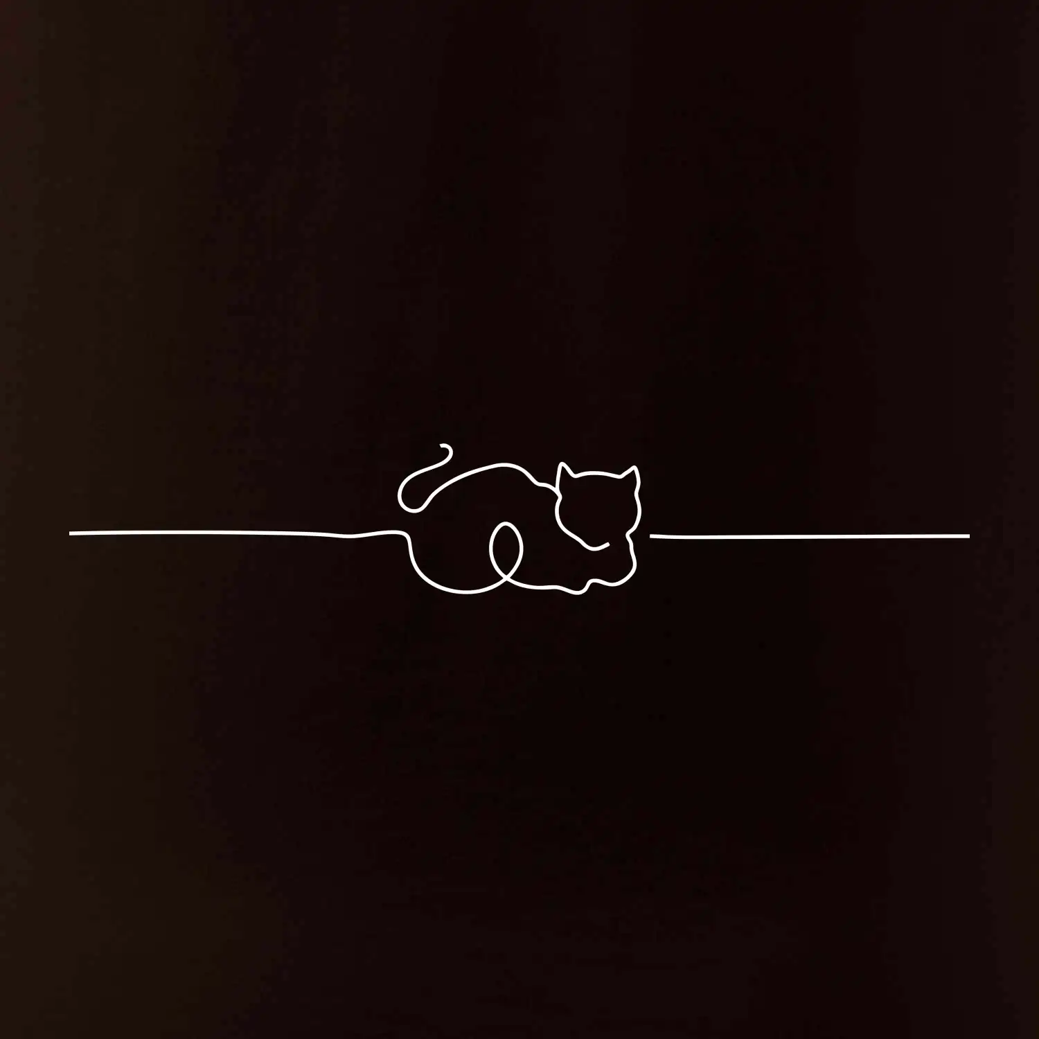 Kočka linka kreslená