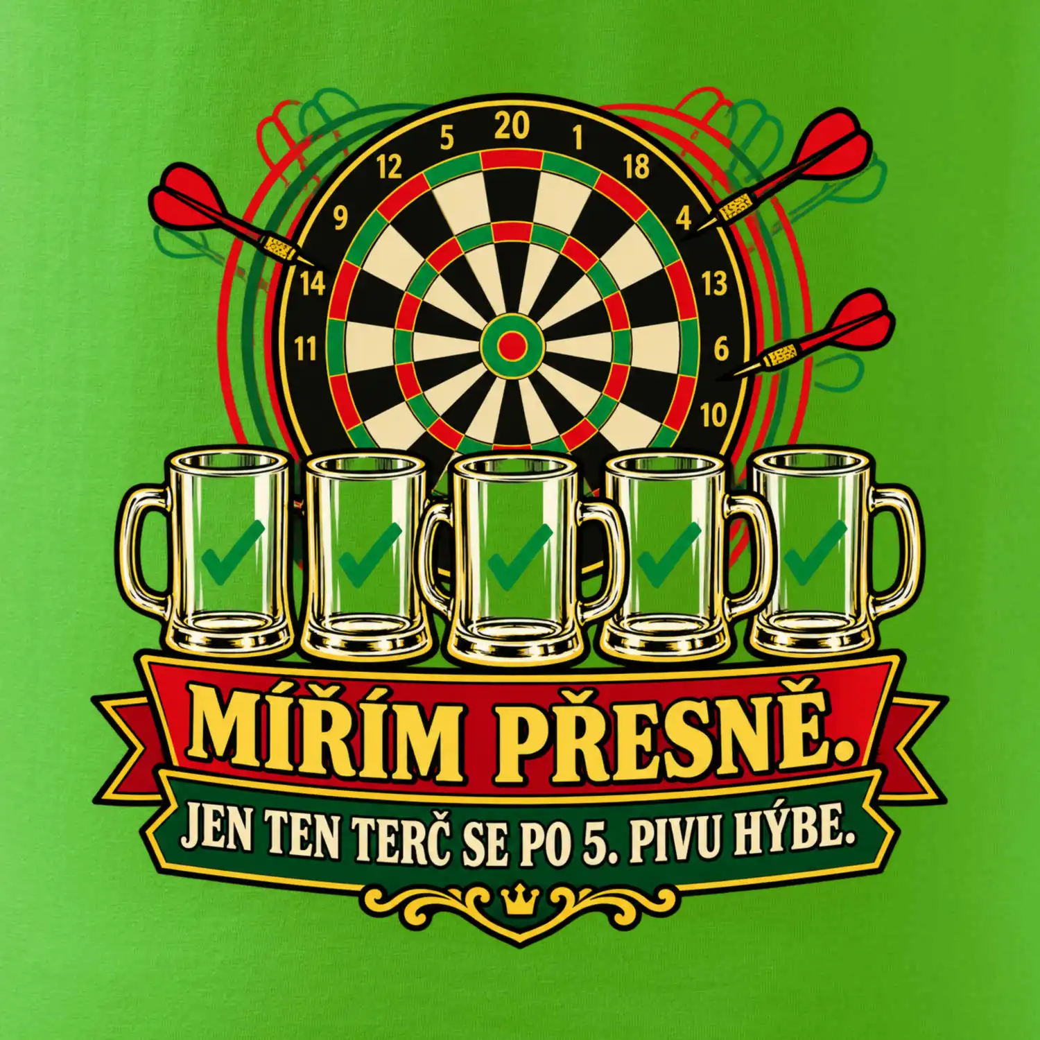 Mířím přesně, jen ten terč se hýbe