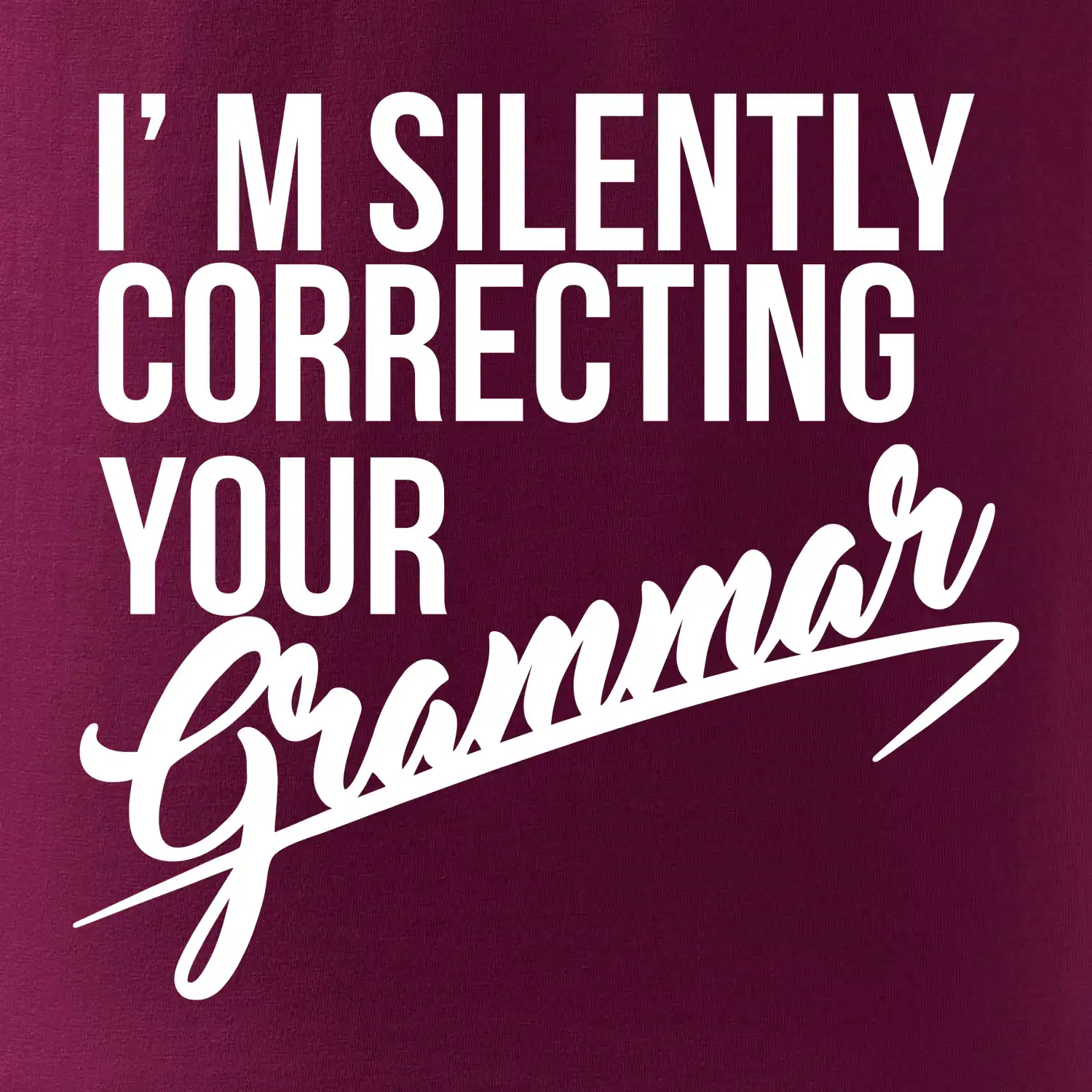 Correcting grammar