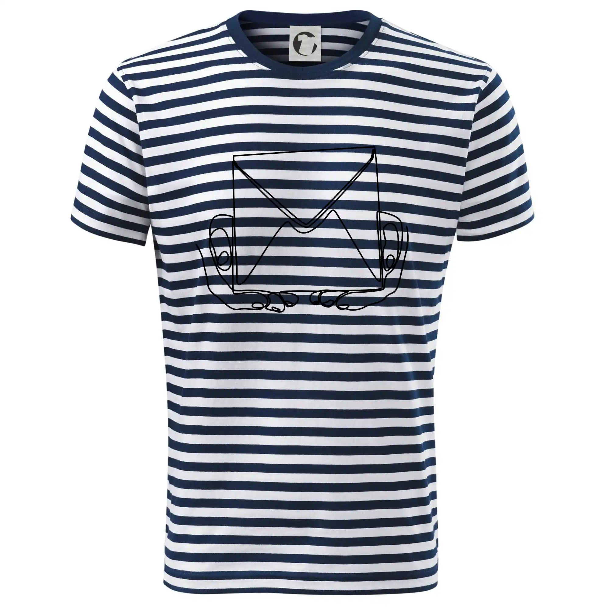 Obálka pošták jedním tahem