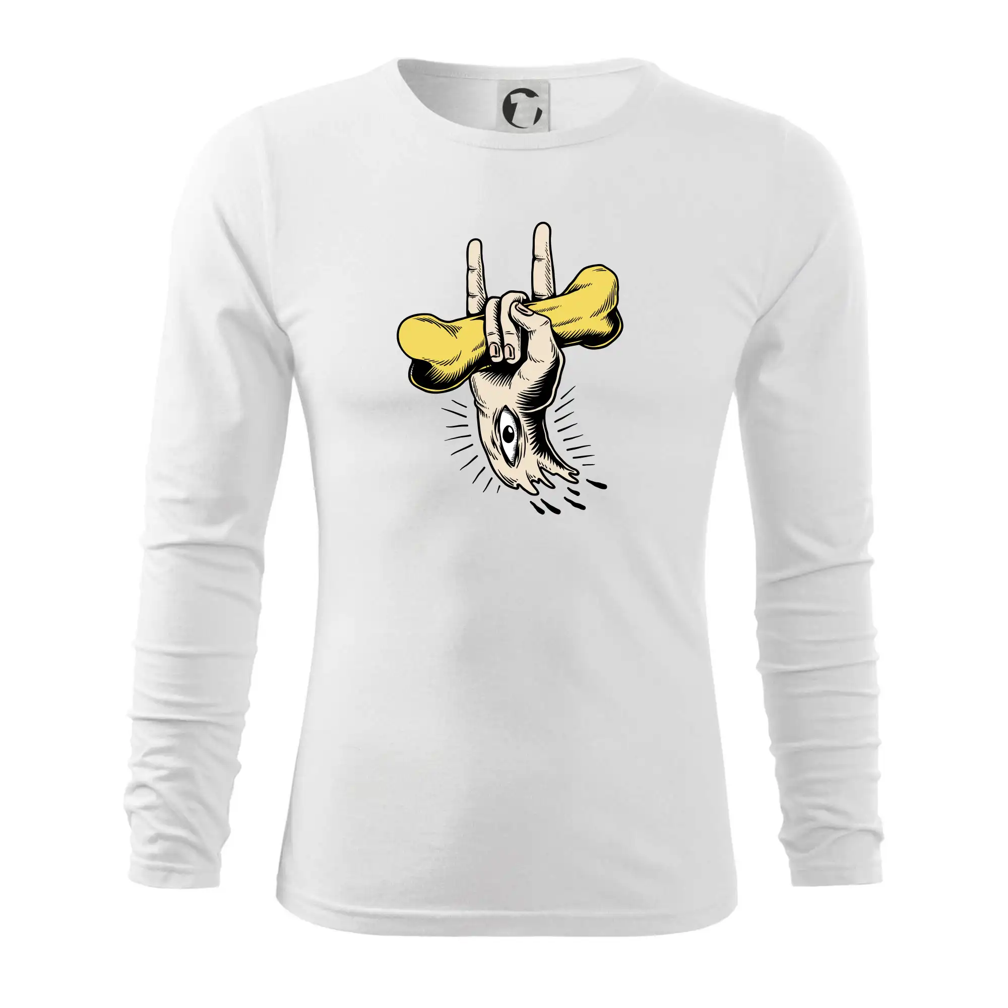 Rocková ruka kost a oko